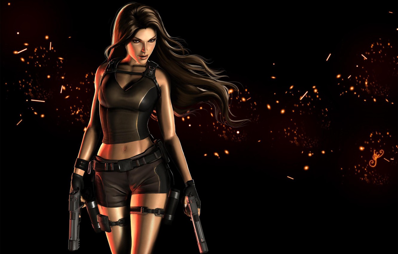 Lara Croft Background