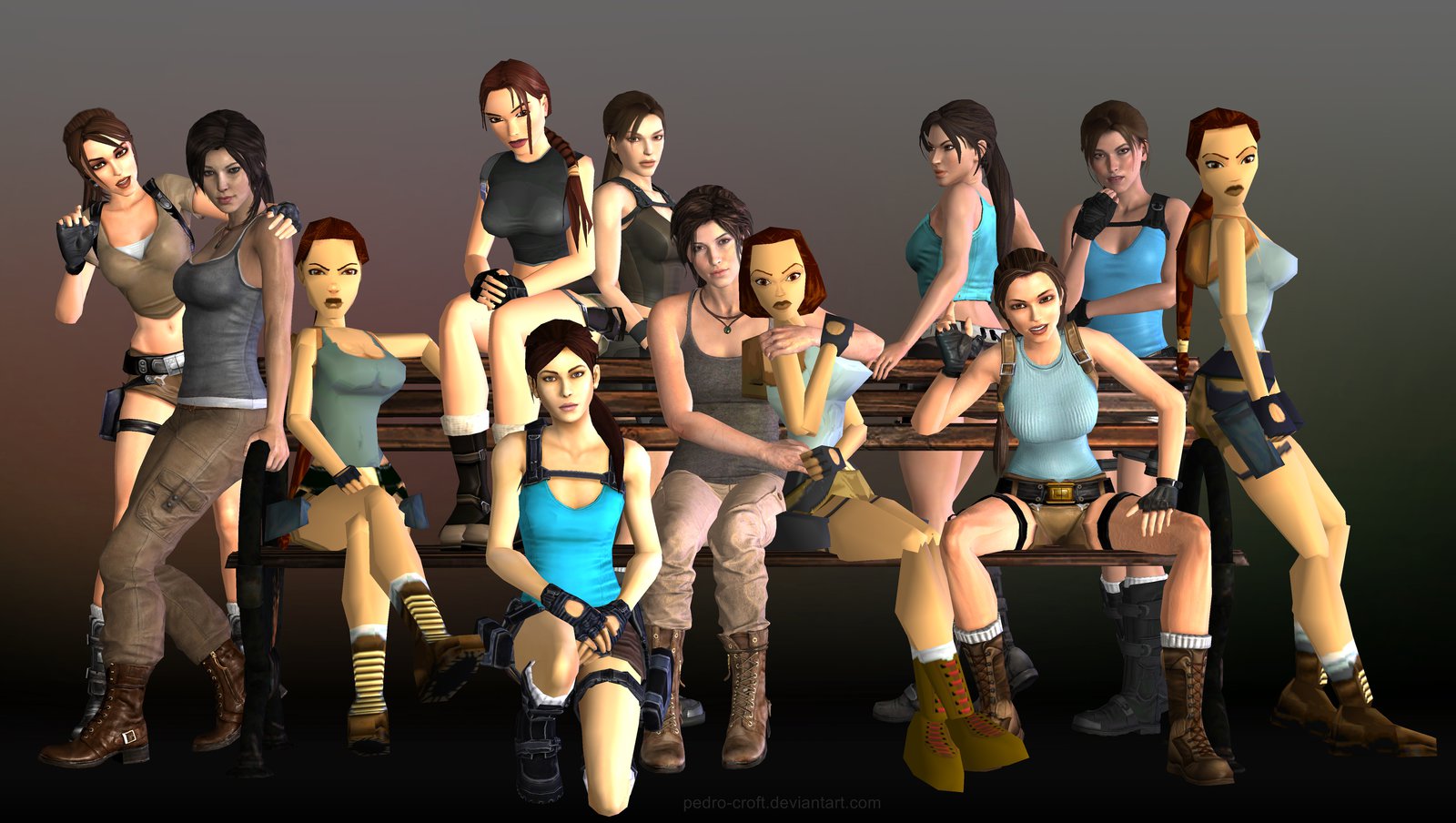 Lara Croft Background