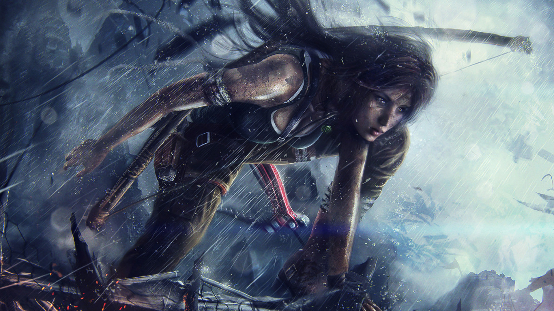 Lara Croft Background