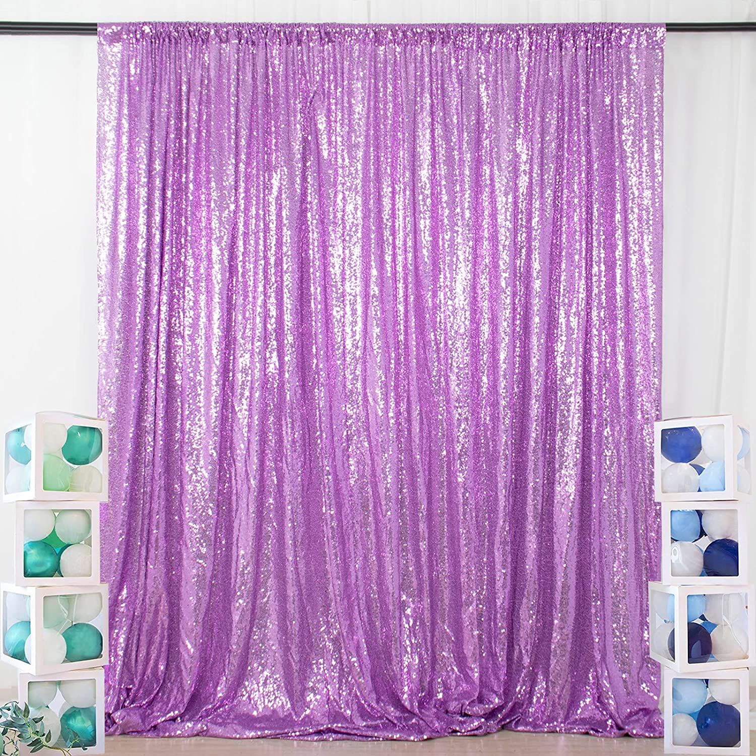 Lavender Light Purple Glitter Background