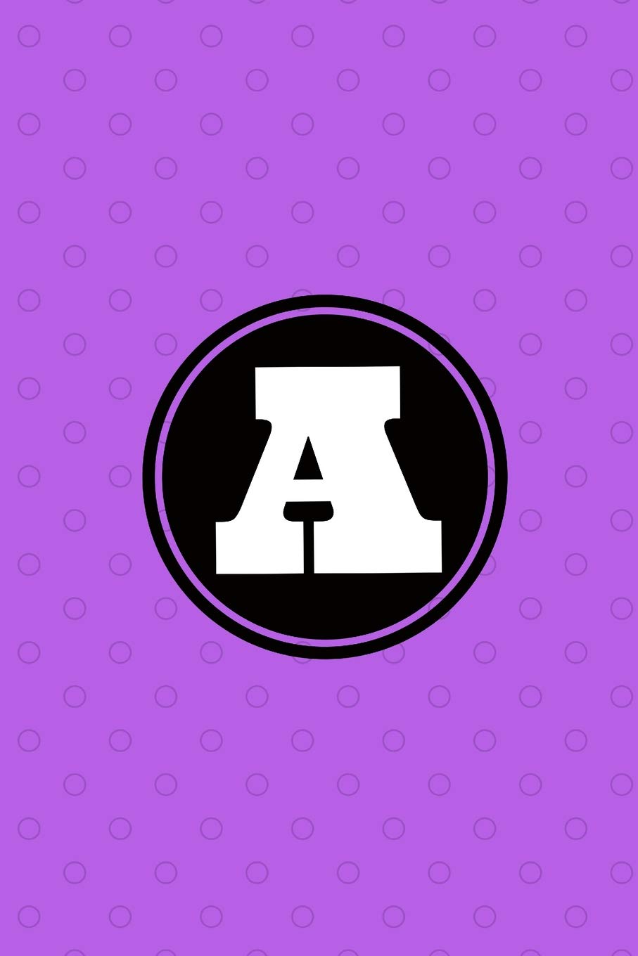 Letter A Black Background