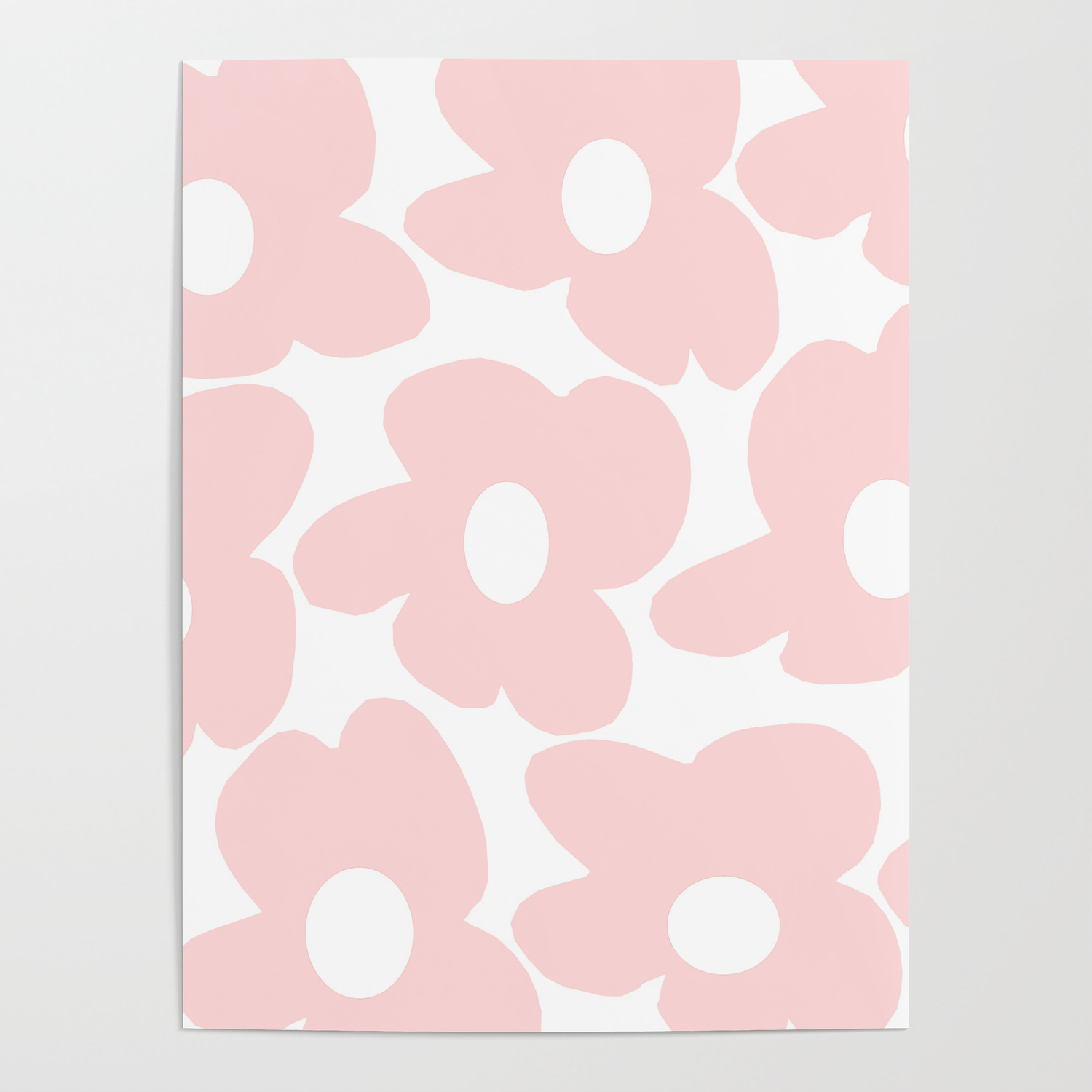 Light Pink And White Background