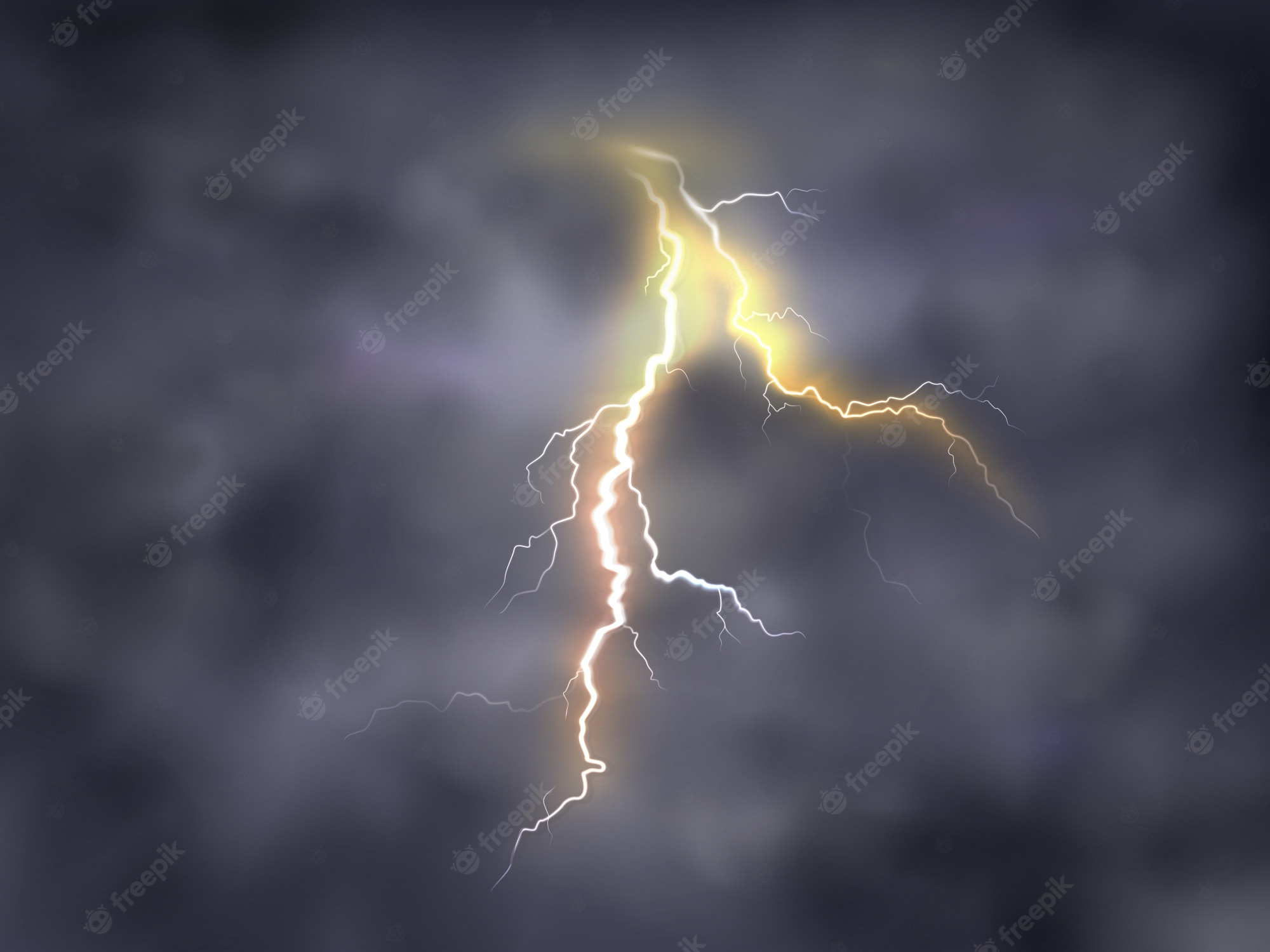 Lighting Storm Background