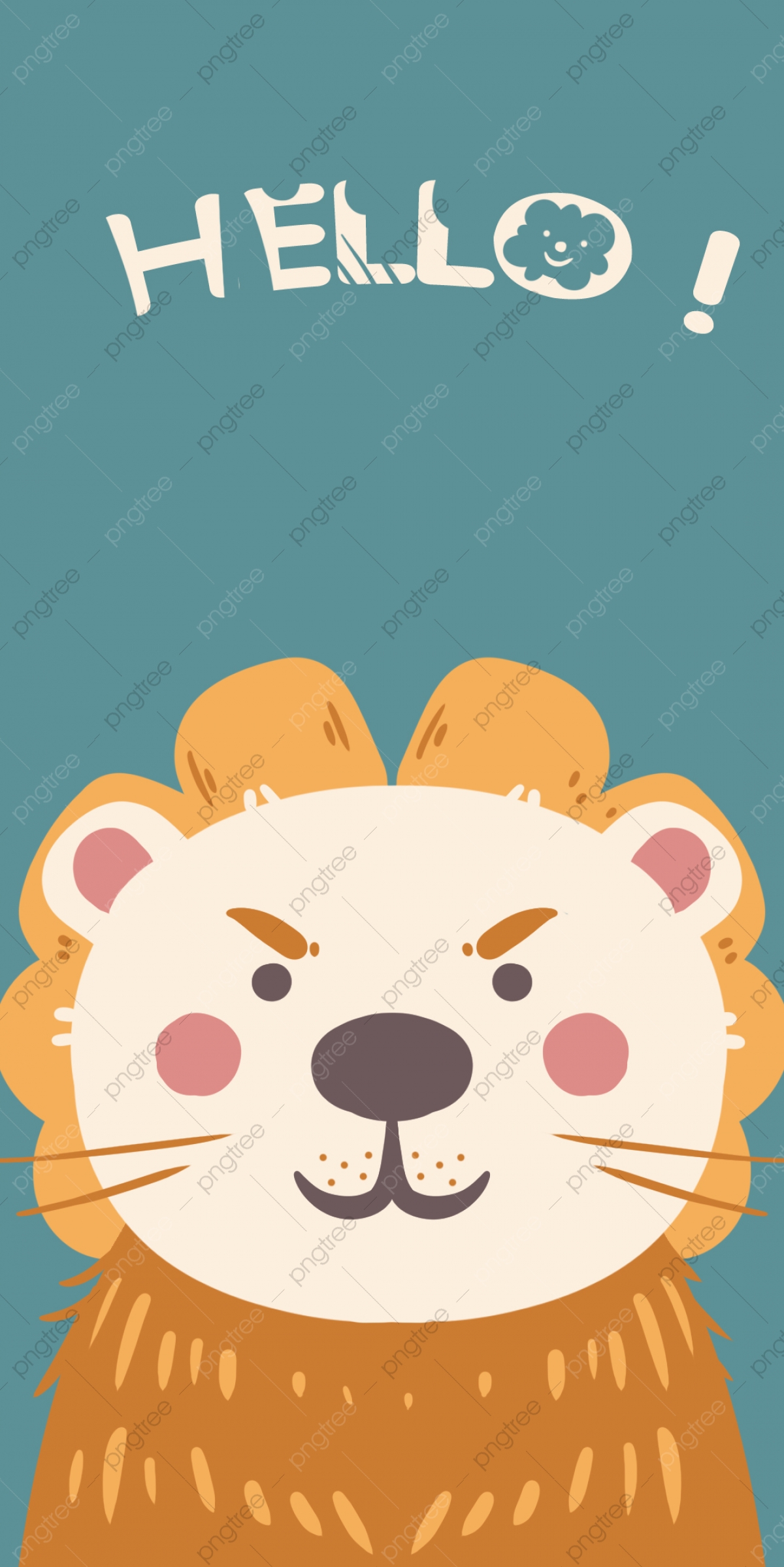 Lion Phone Background