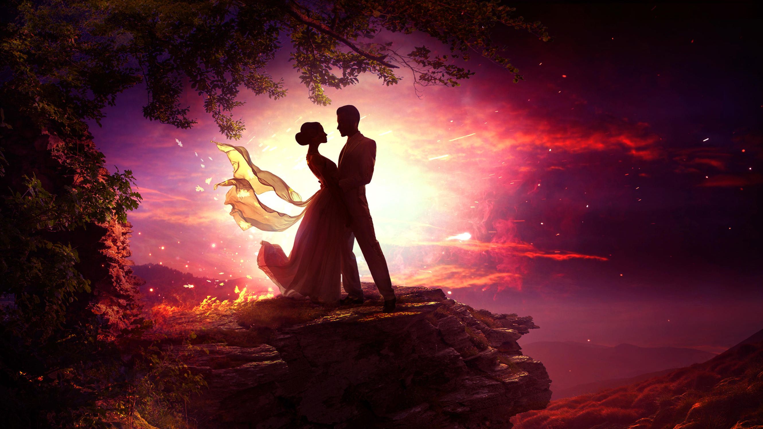 Love Couple Background