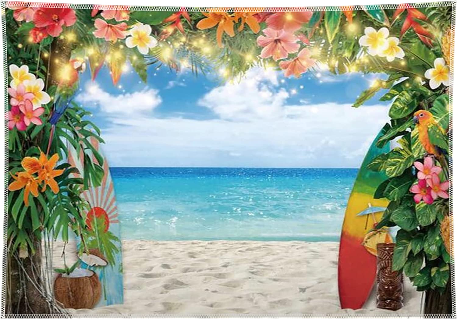 Luau Beach Background