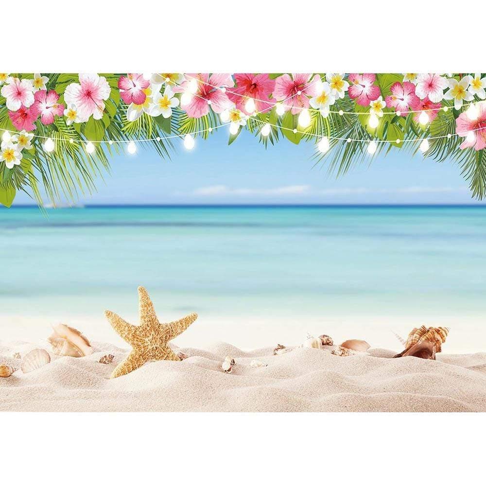 Luau Beach Background