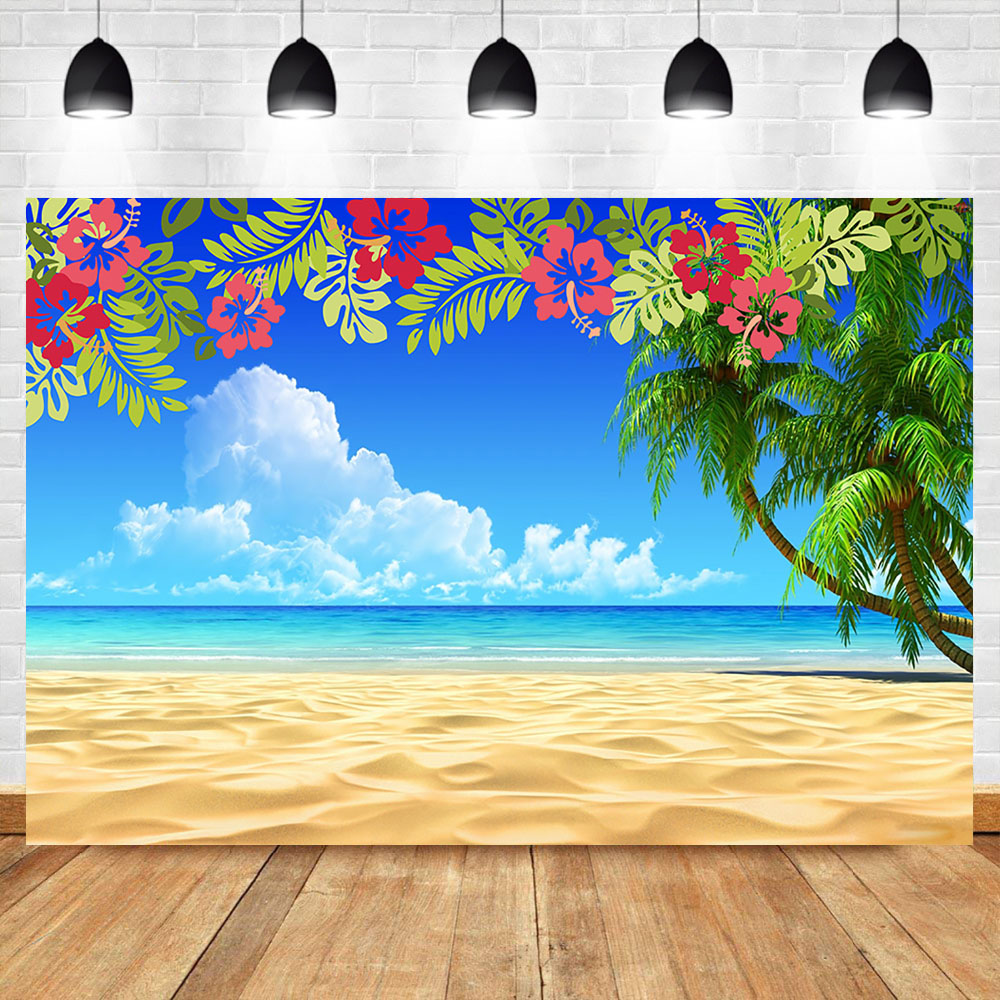 Luau Beach Background