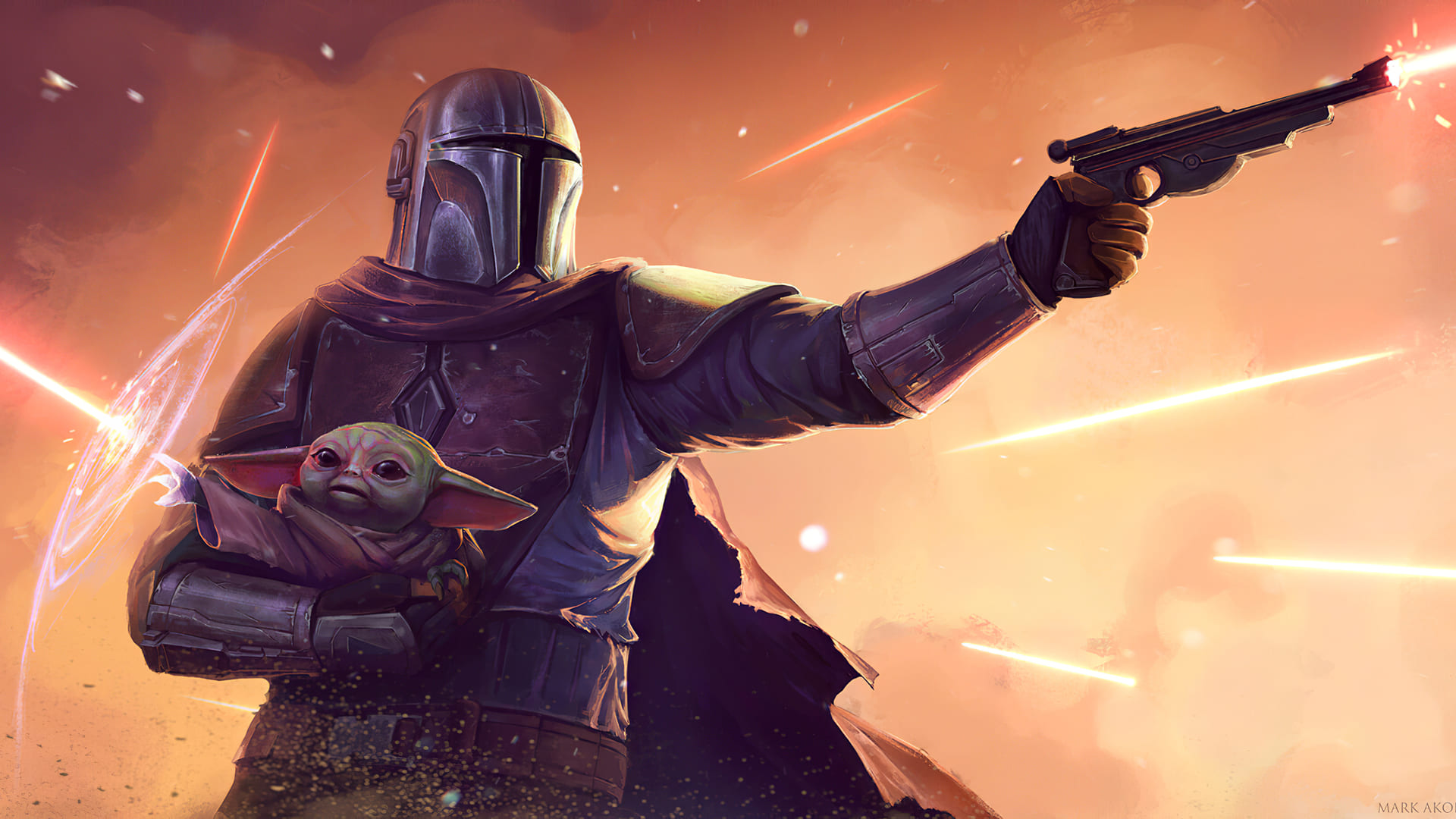 Mandalorian Background Screen