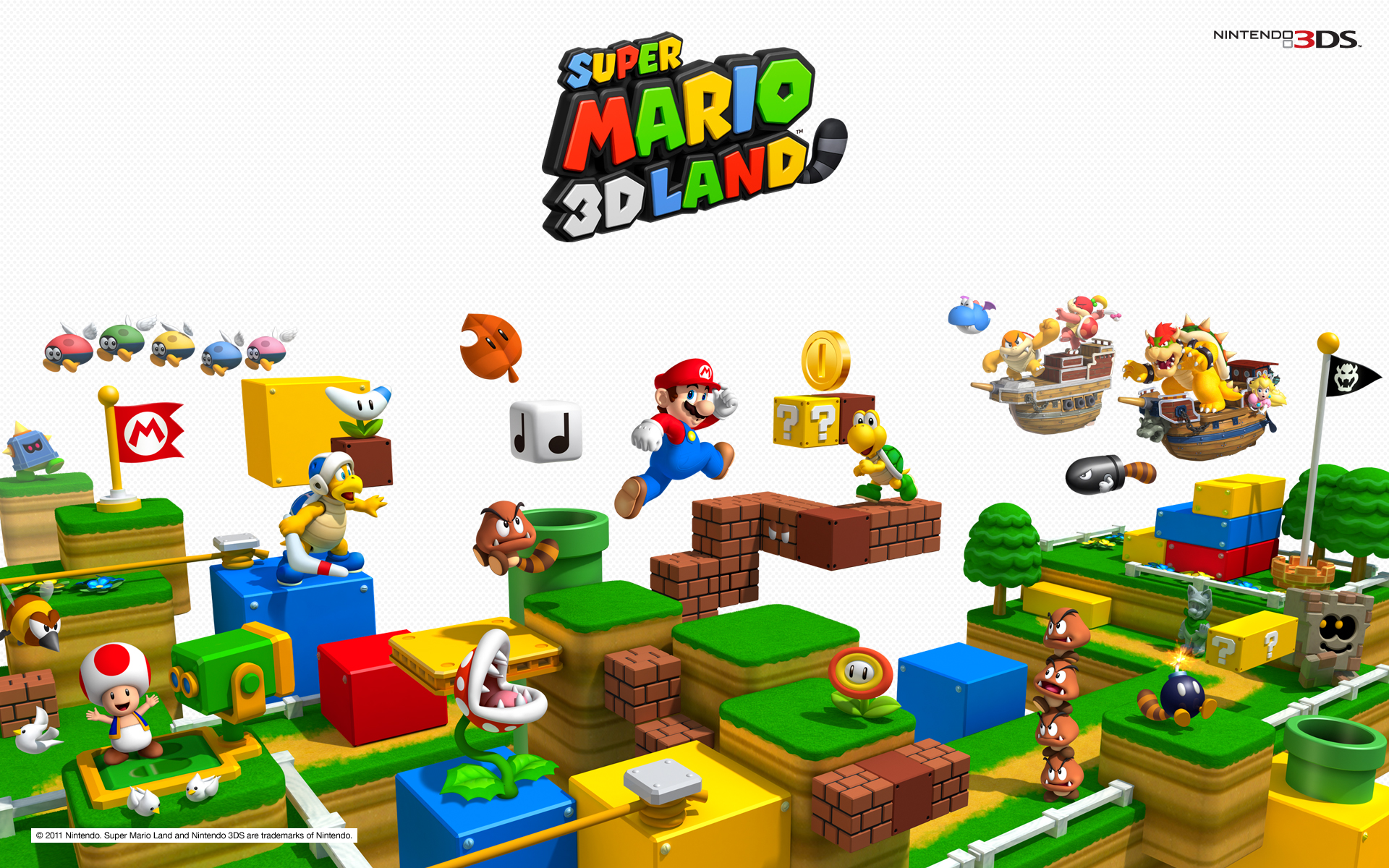 Mario Background 3D