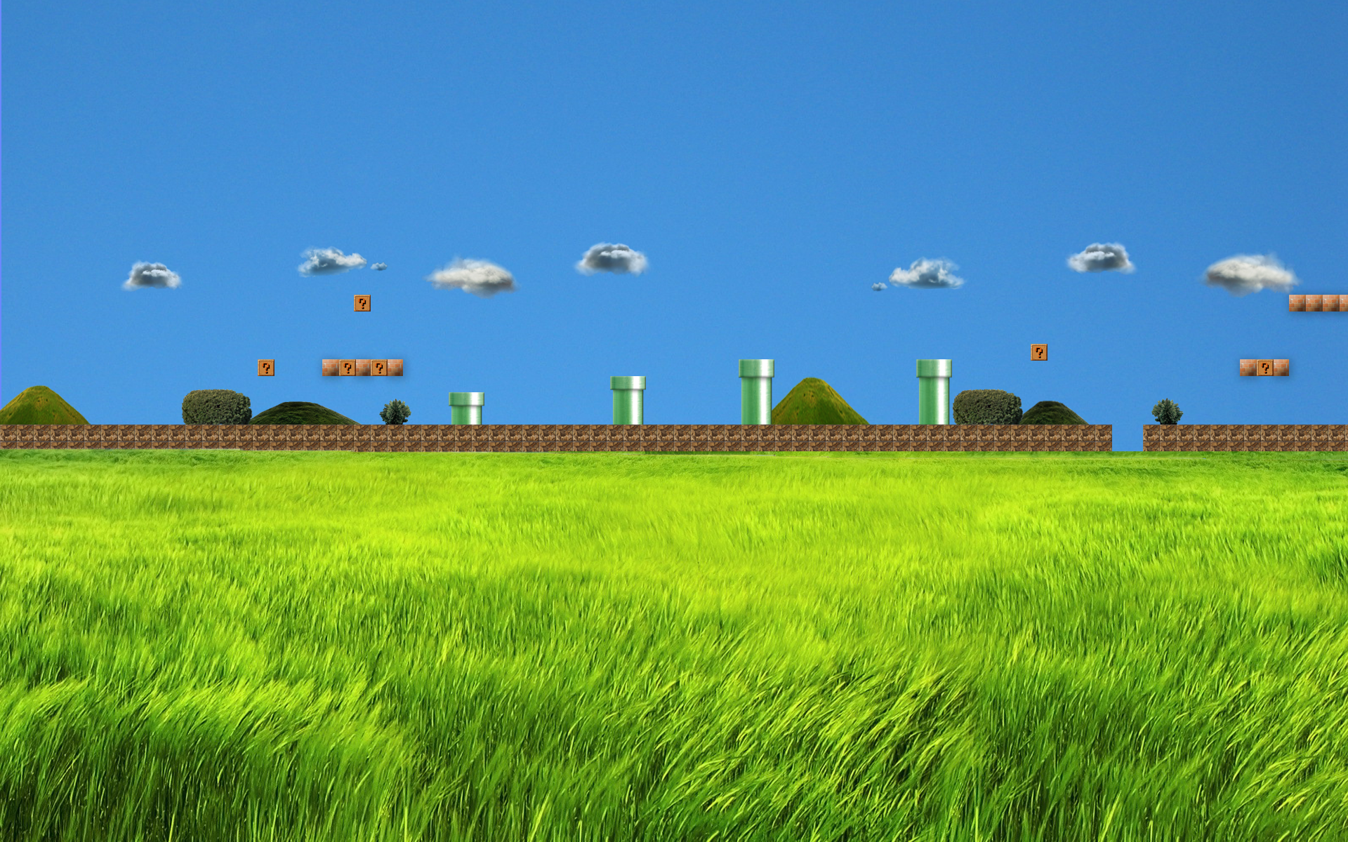 Mario Background 3D