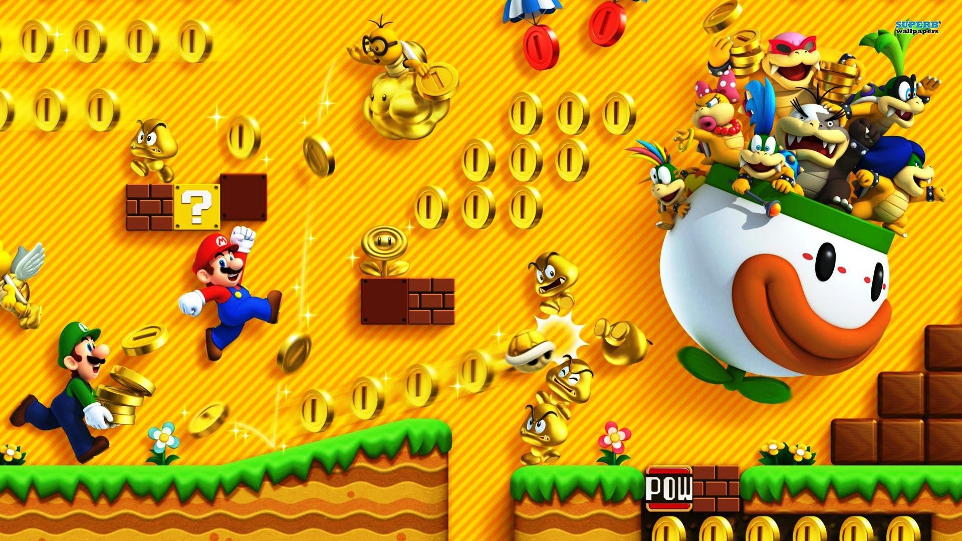 Mario Bros Background