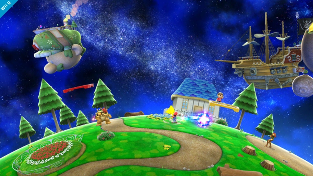 Mario Galaxy Background