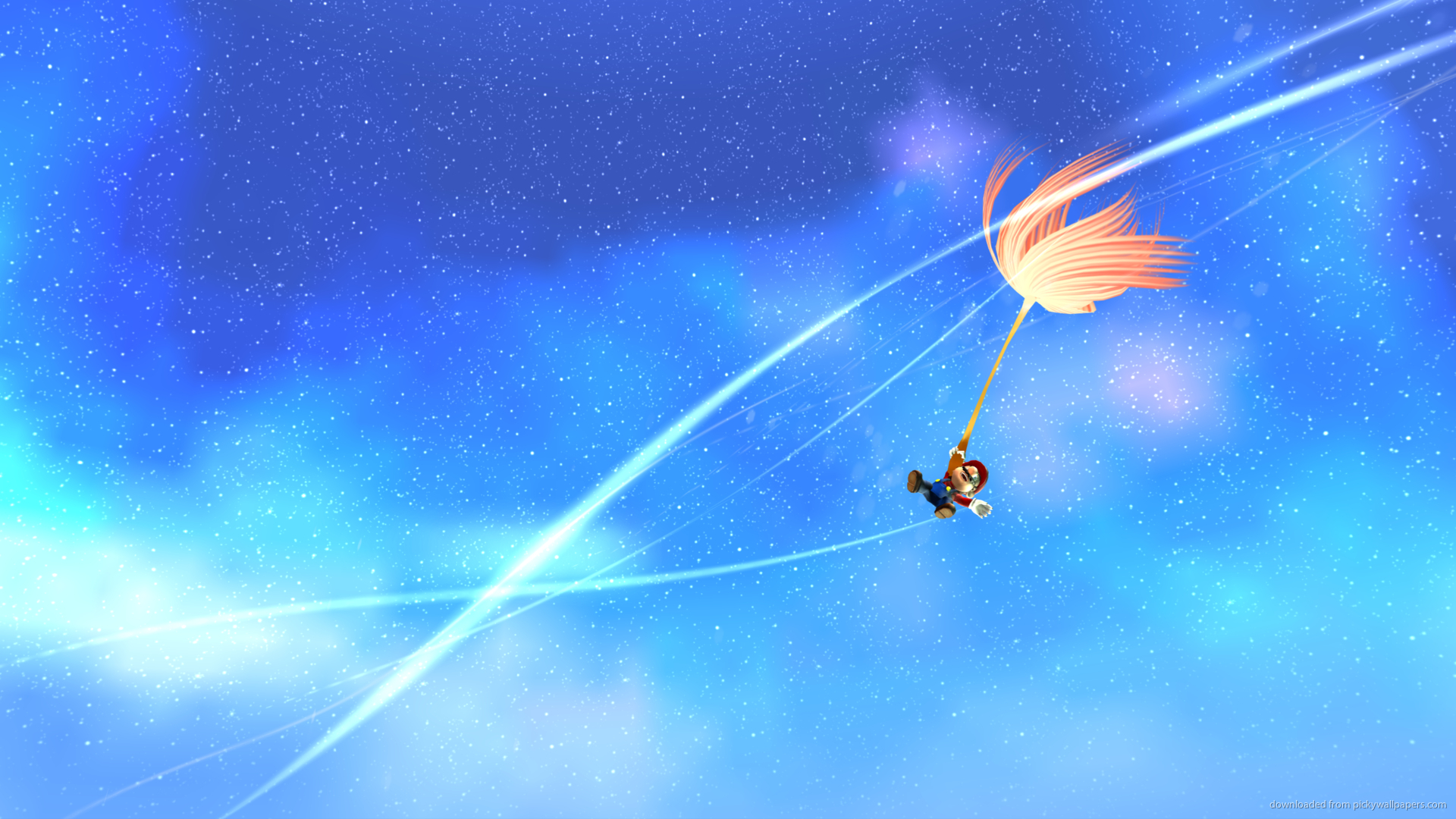 Mario Galaxy Background