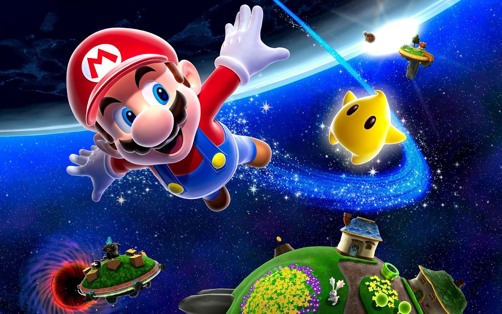 Mario Galaxy Background