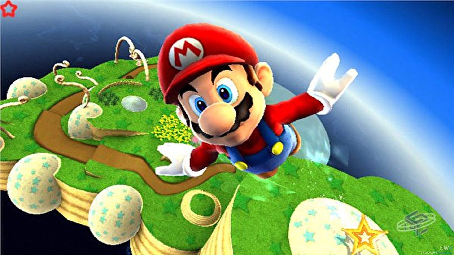 Mario Galaxy Background