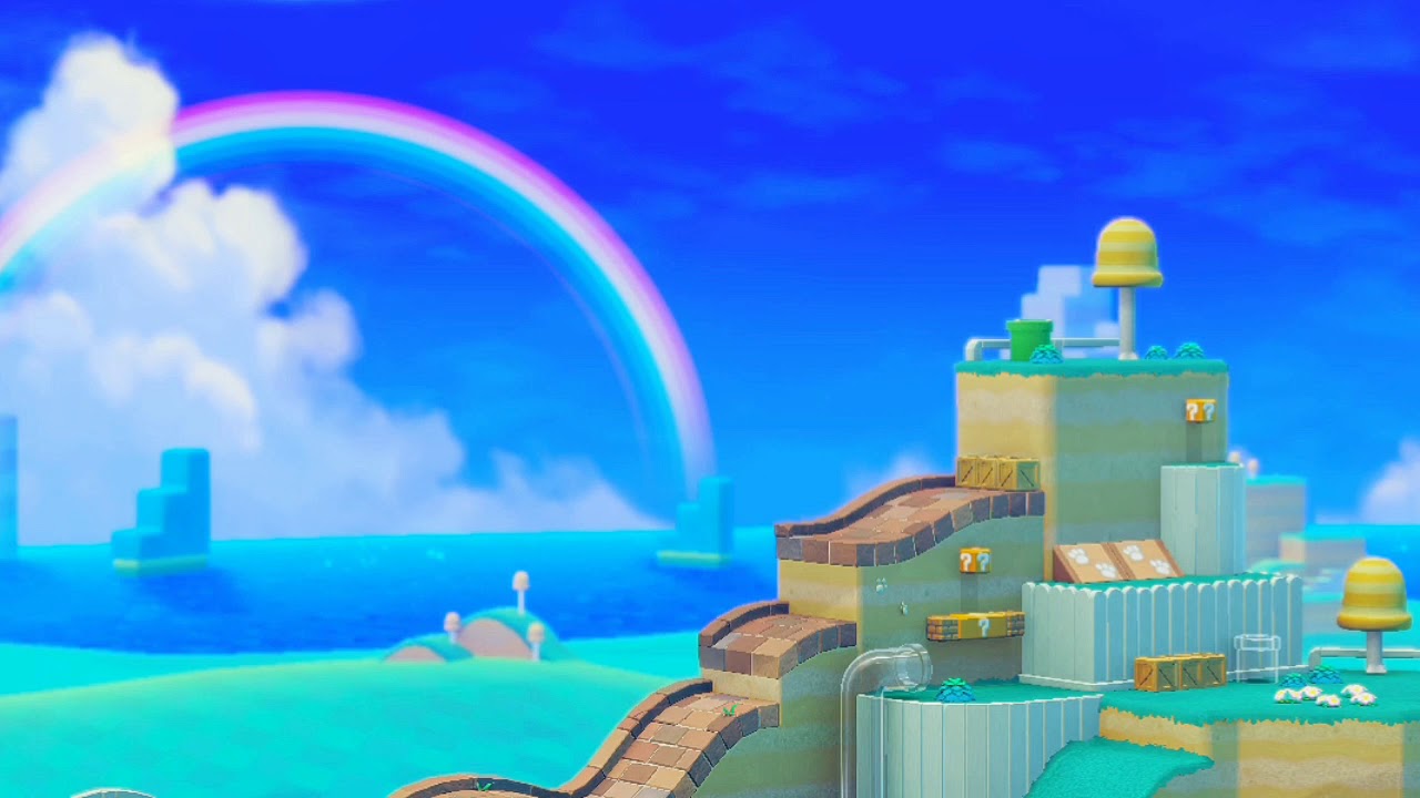 Mario Hills Background