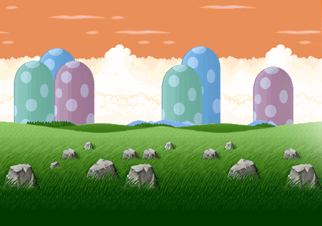 Mario Hills Background