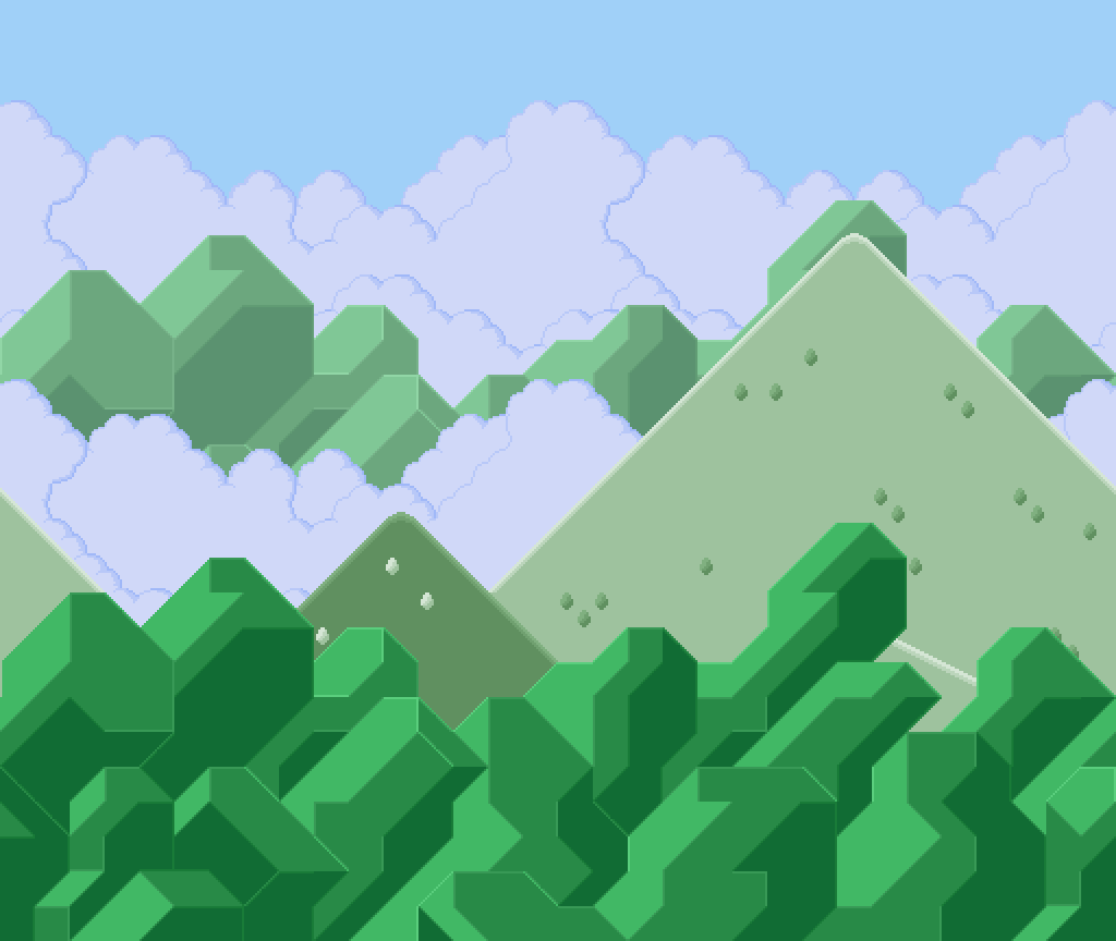 Mario Hills Background