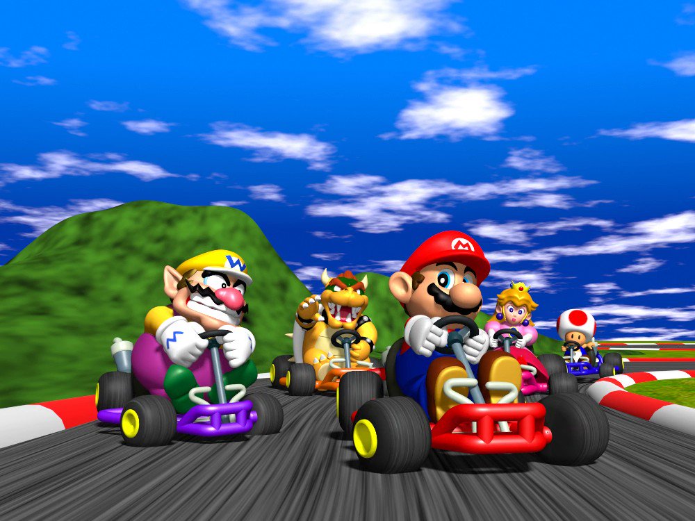 Mario Kart 64 Background