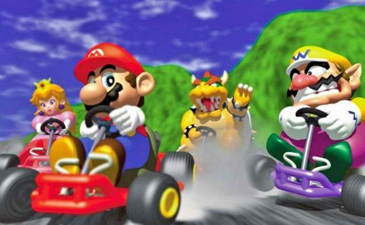 Mario Kart 64 Background