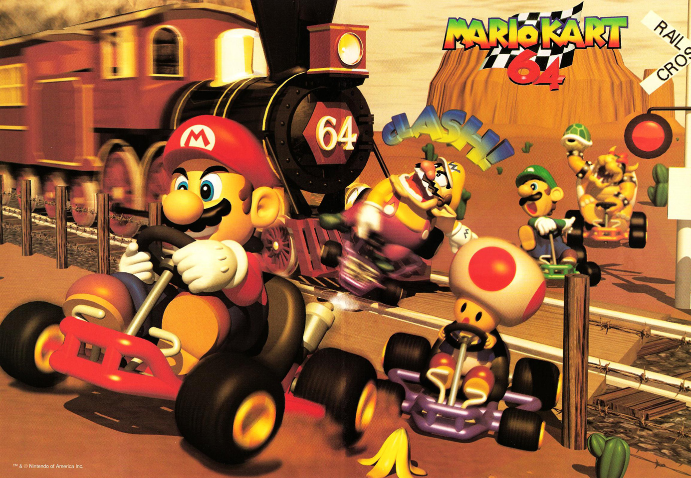 Mario Kart 64 Background