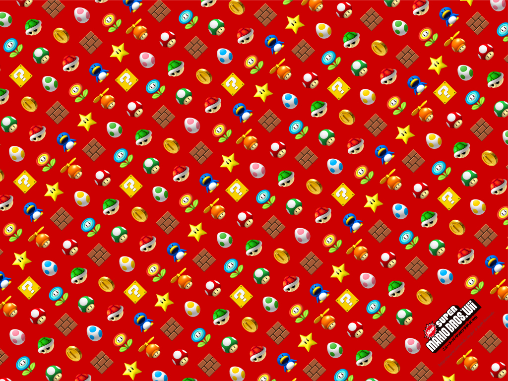 Mario Mushroom Background