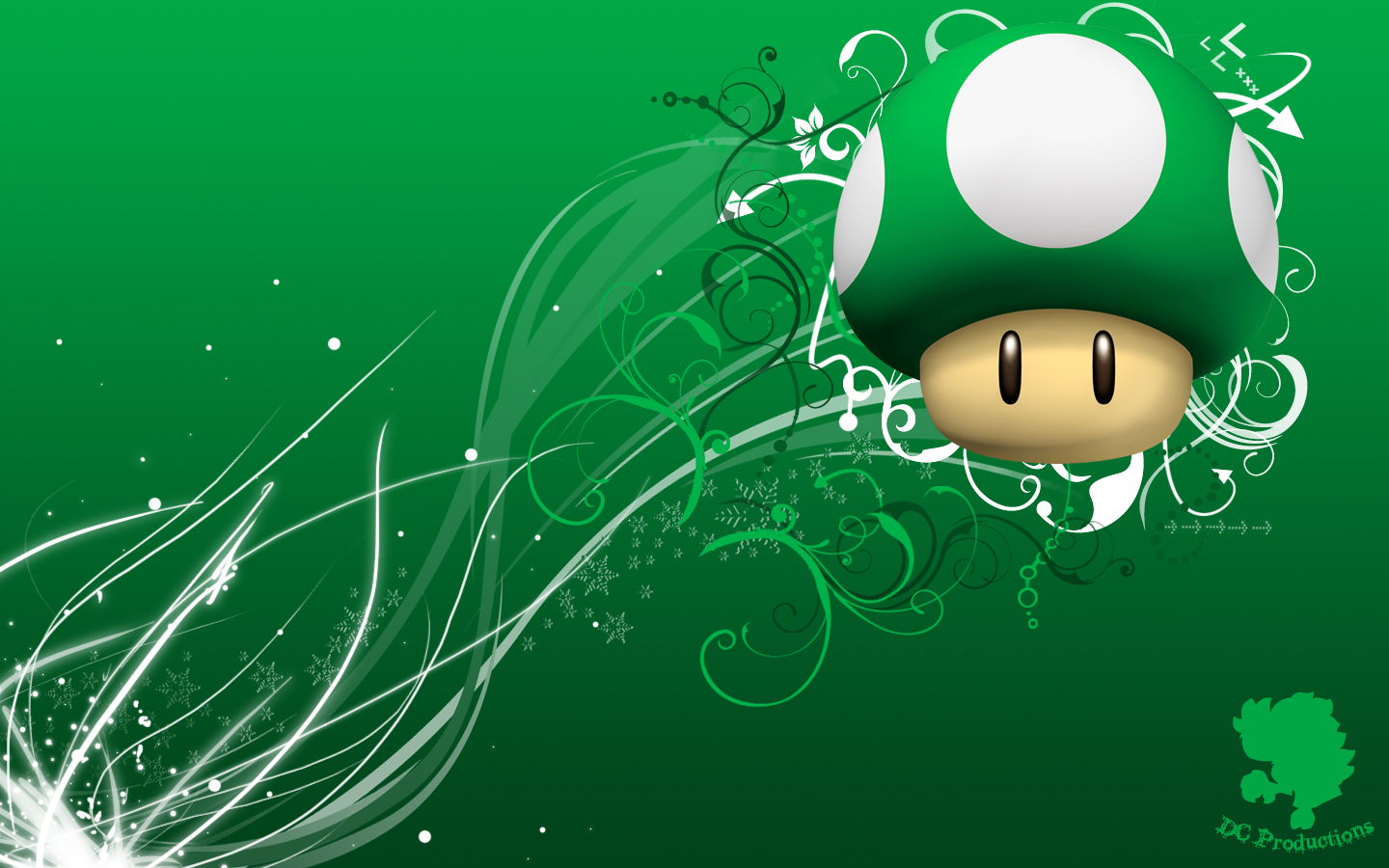 Mario Mushroom Background