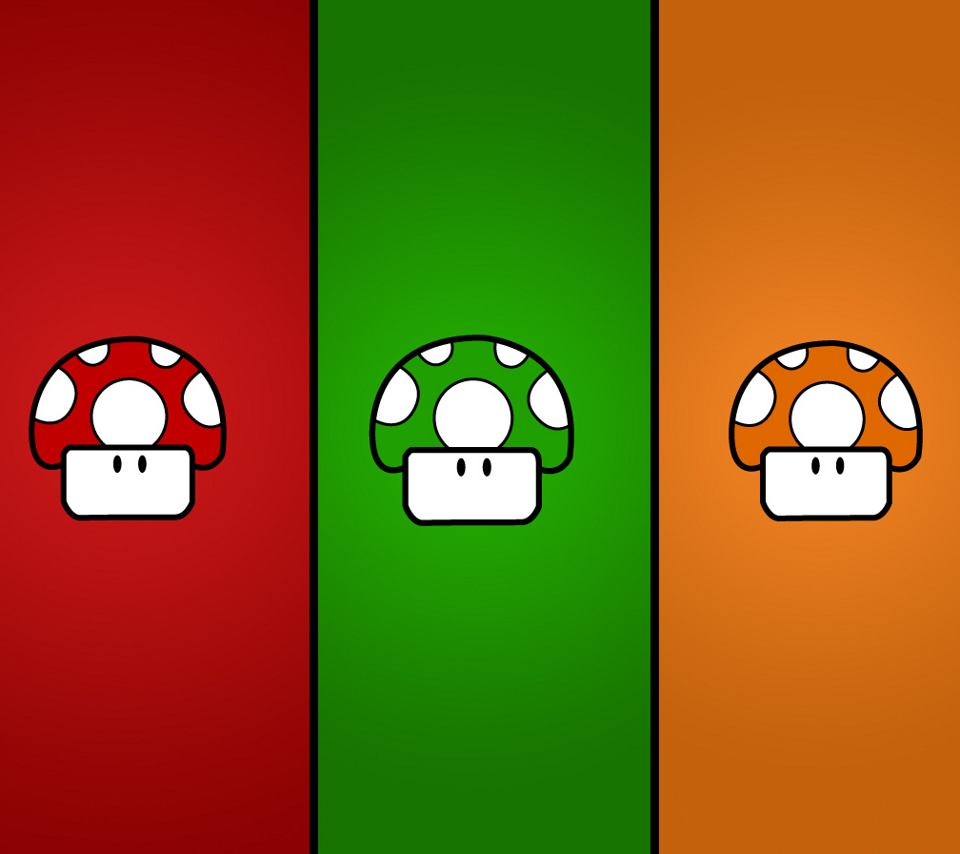 Mario Mushroom Background