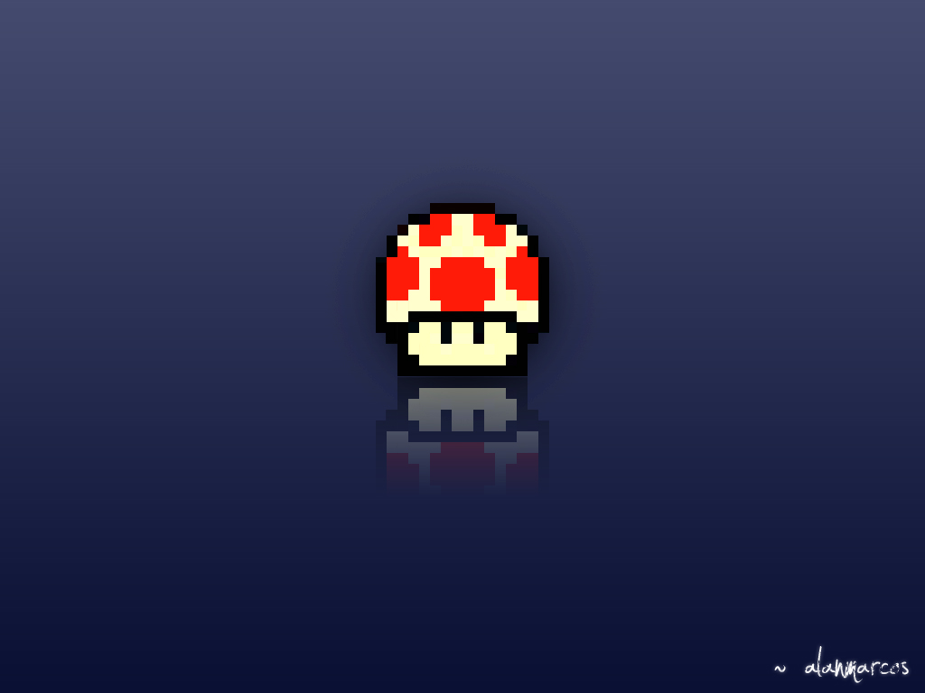 Mario Mushroom Background