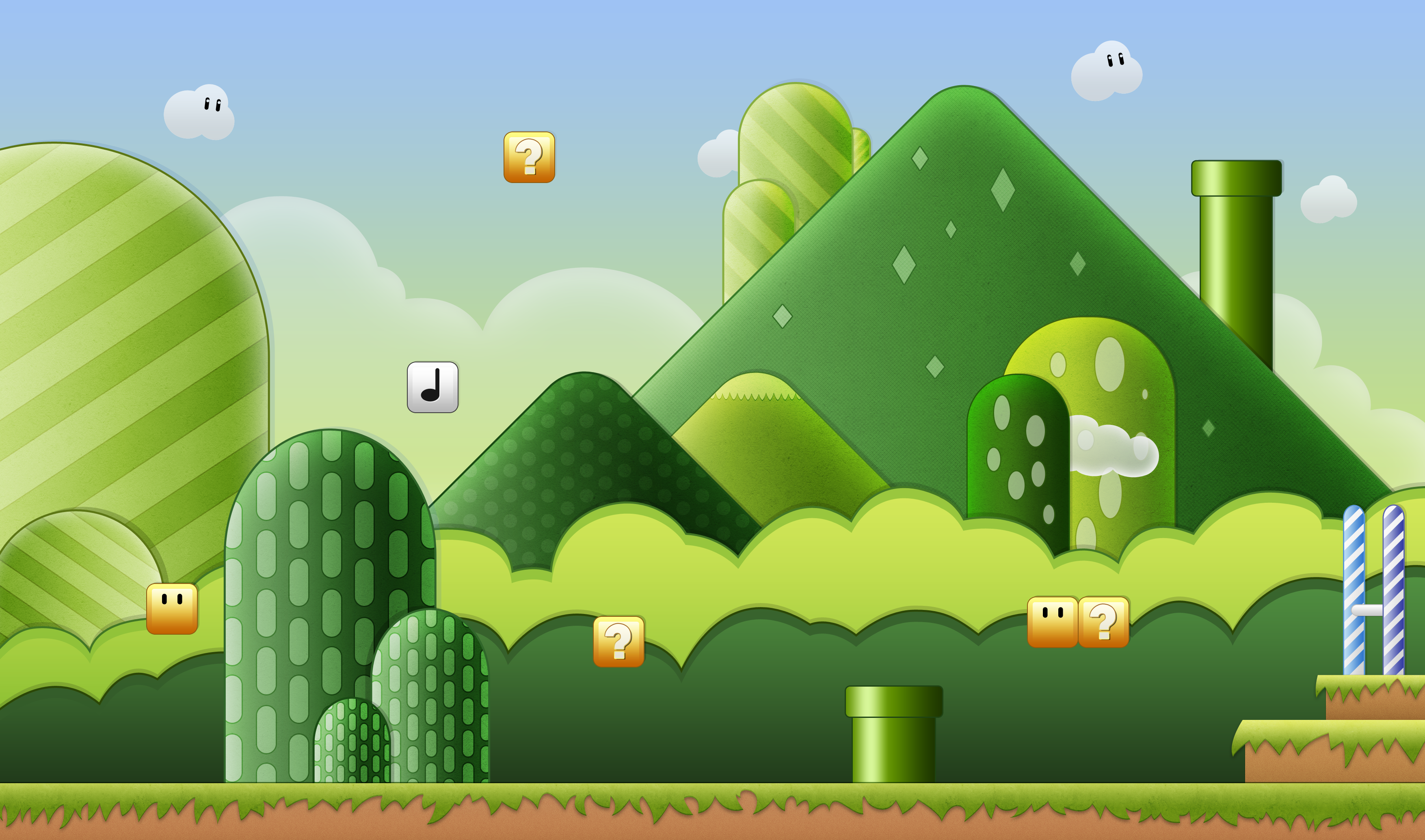 Mario World Background