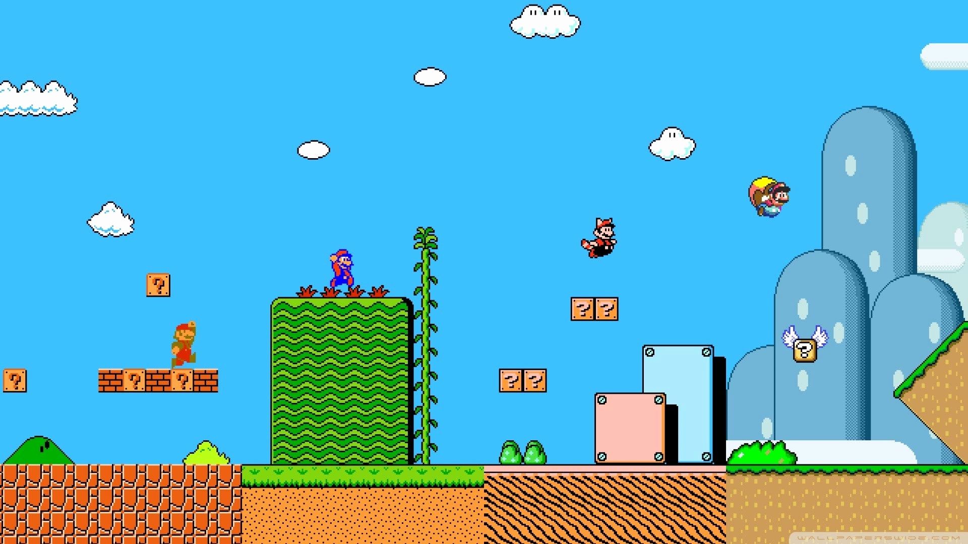 Mario World Background