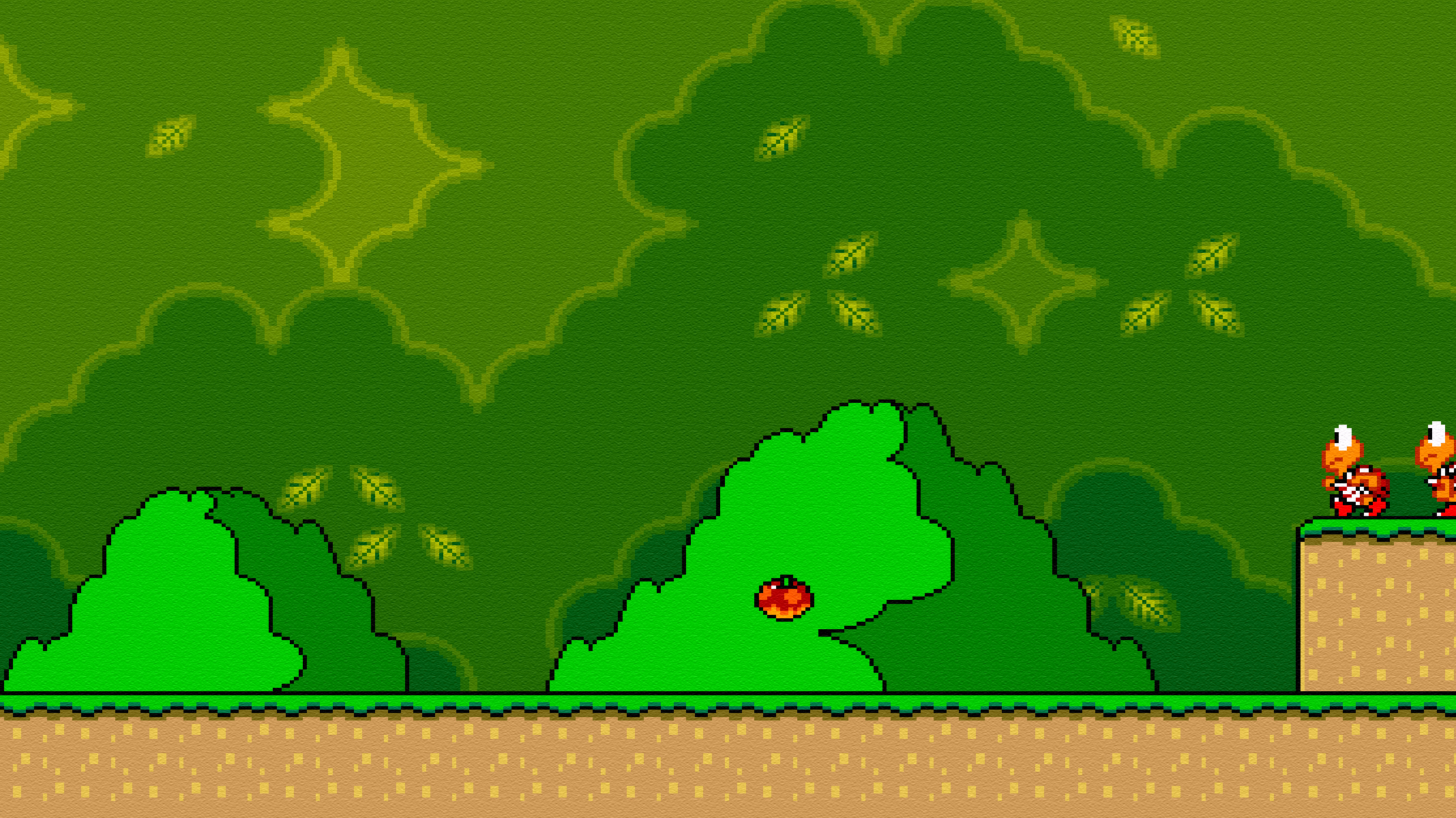 Mario World Background