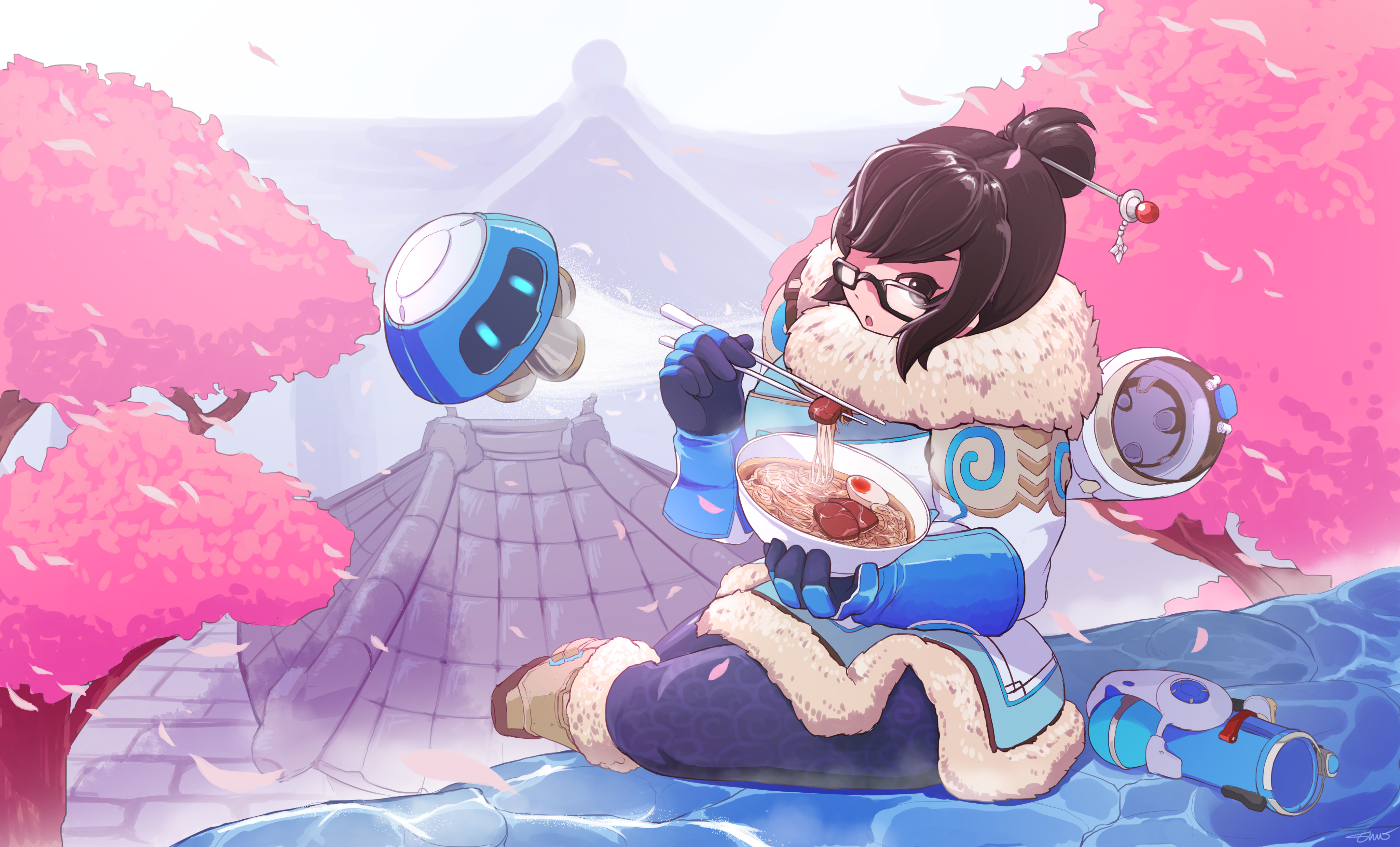 Mei Overwatch Background