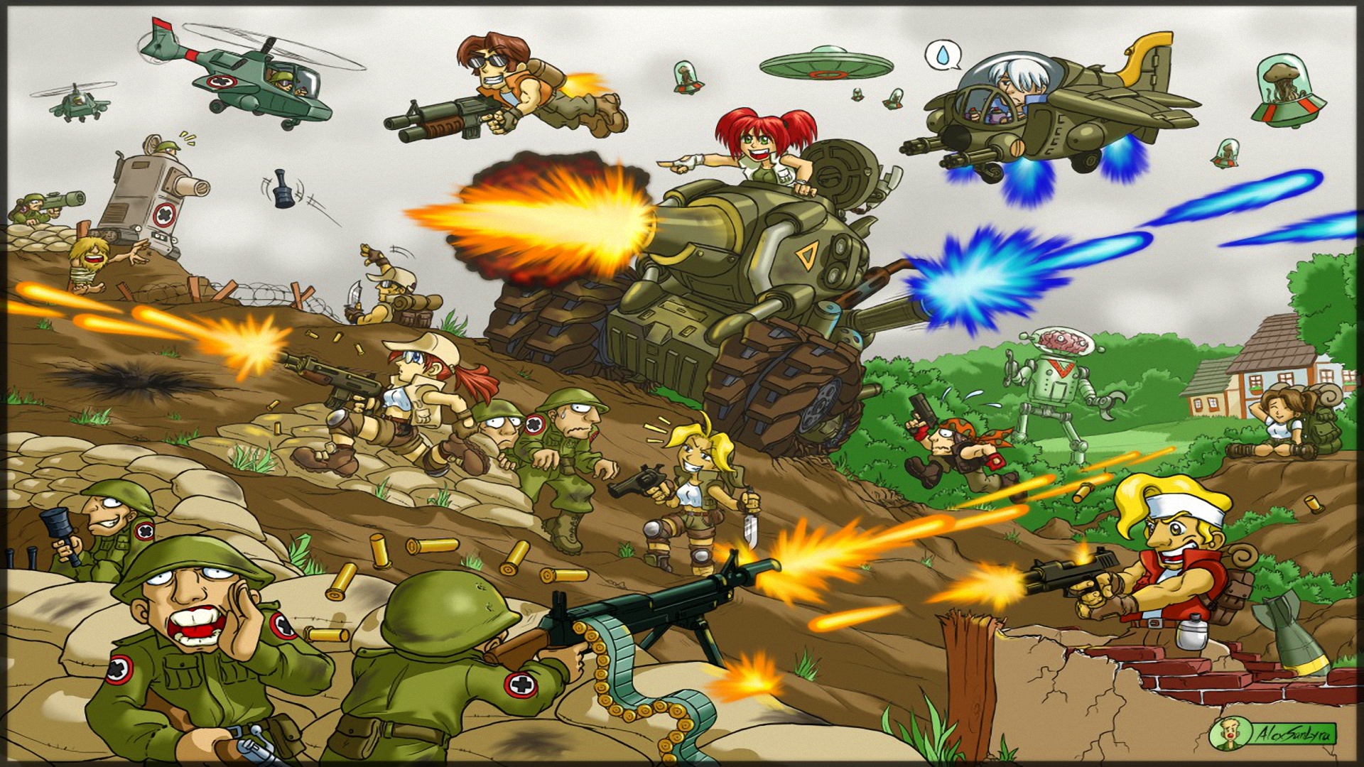 Metal Slug Background