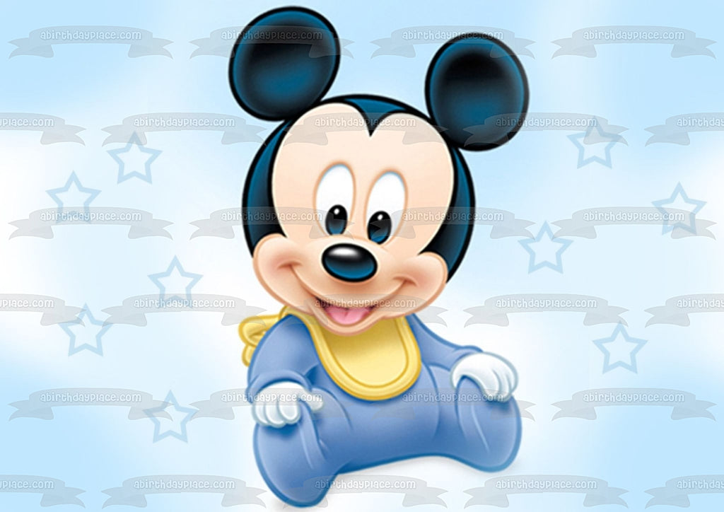 Mickey Mouse Blue Background