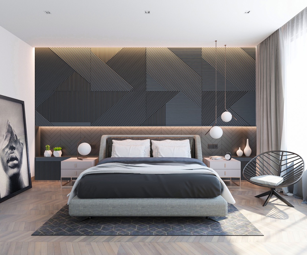 Modern Bedroom Background