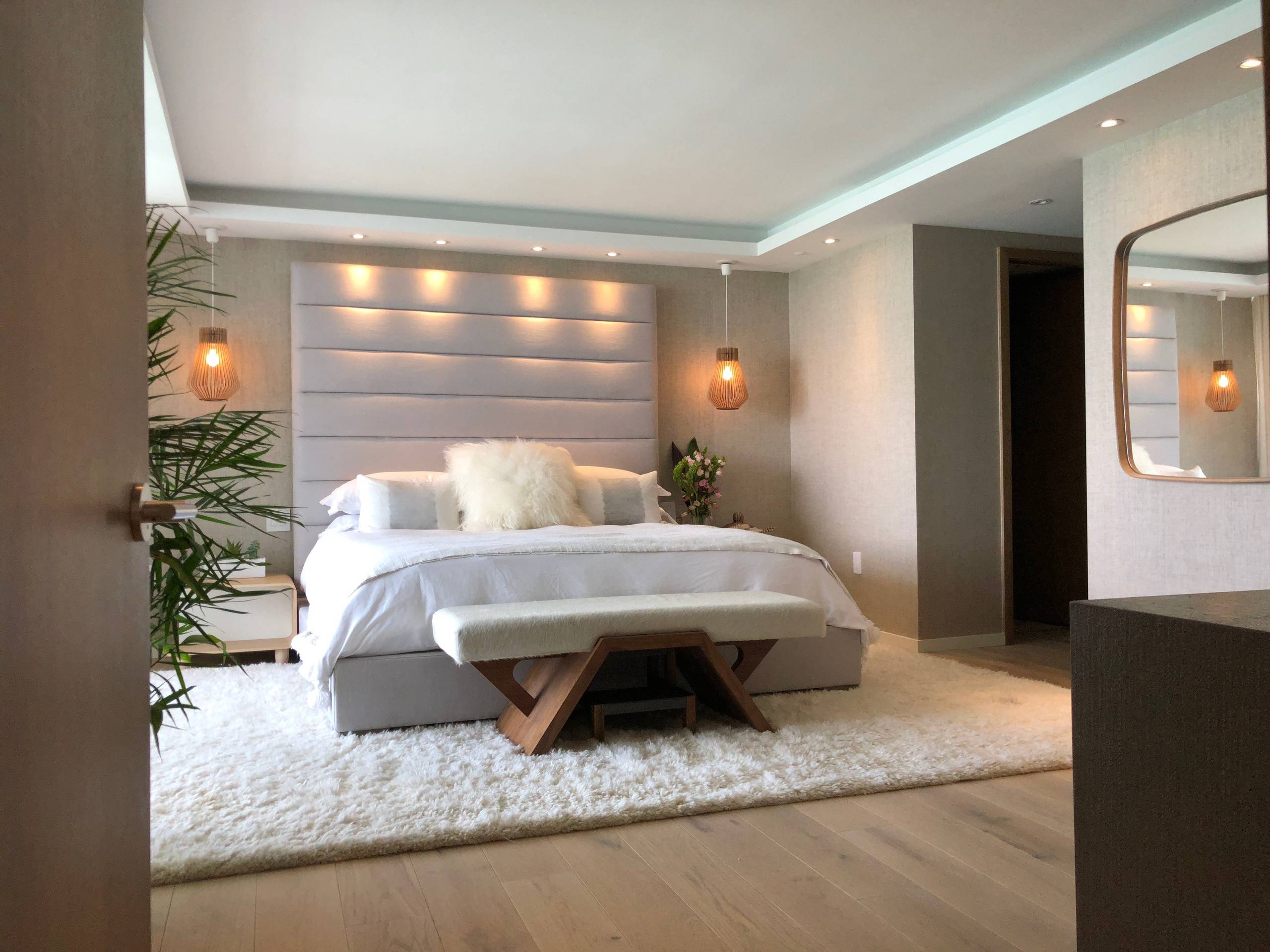 Modern Bedroom Background