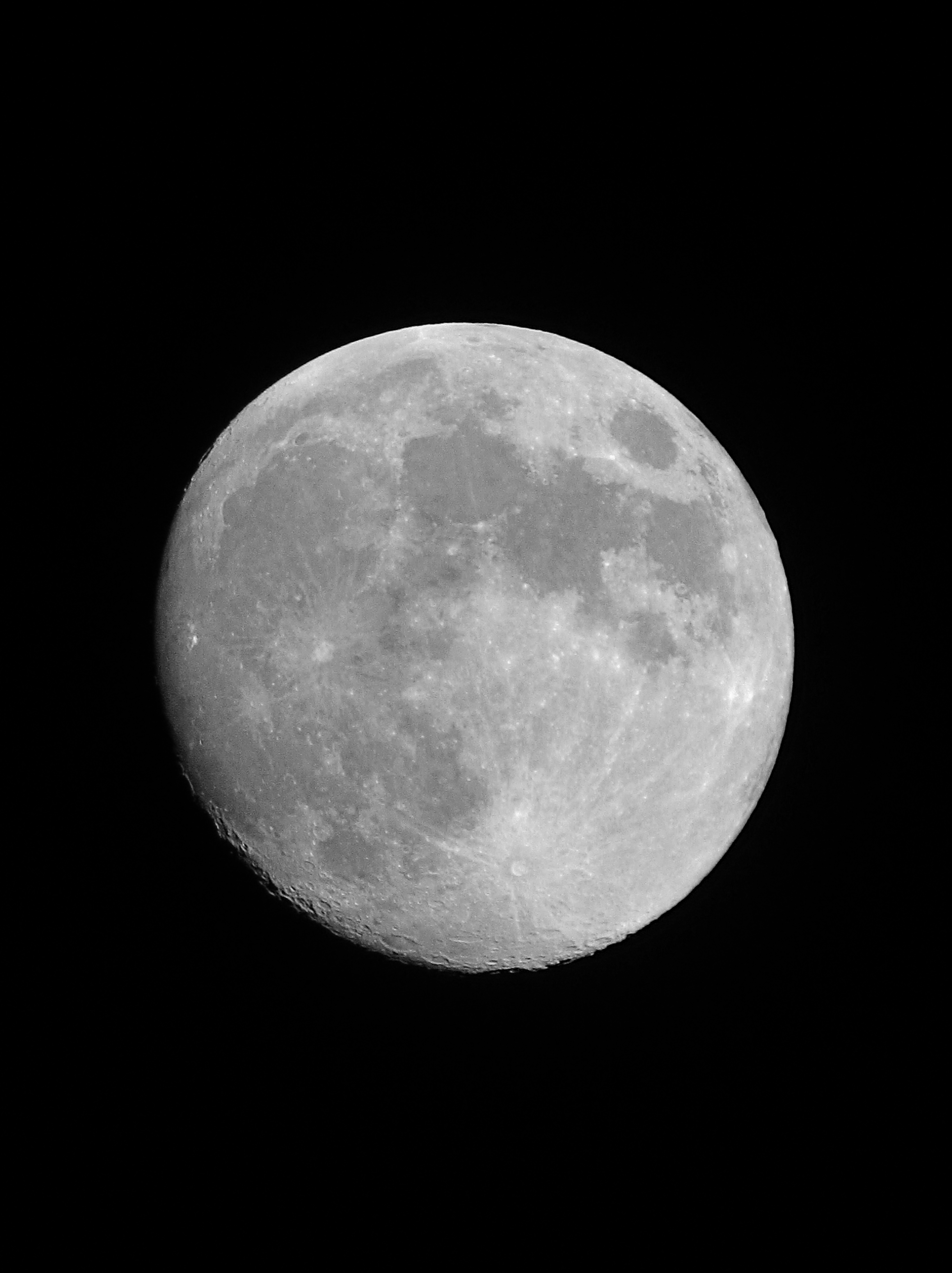 Moon Black Background