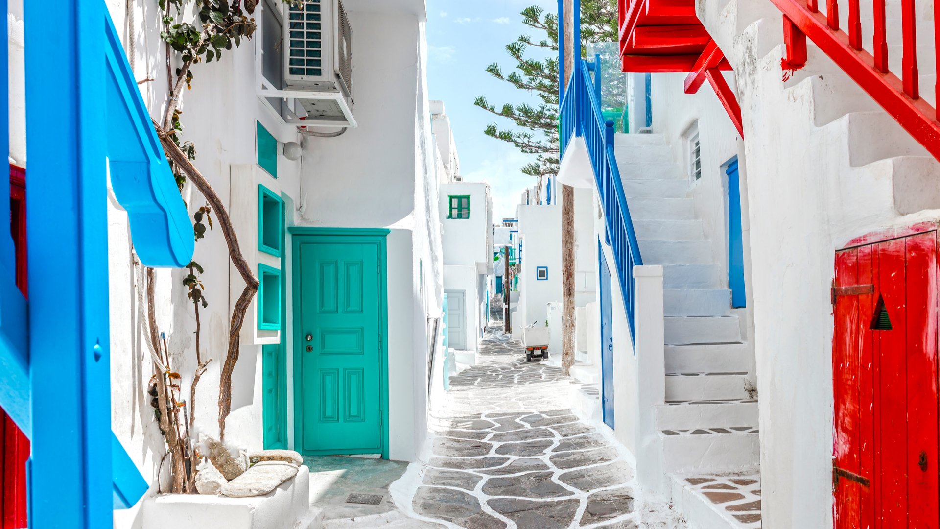 Mykonos Background