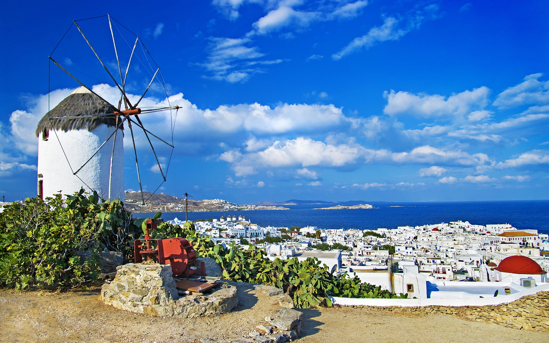 Mykonos Background