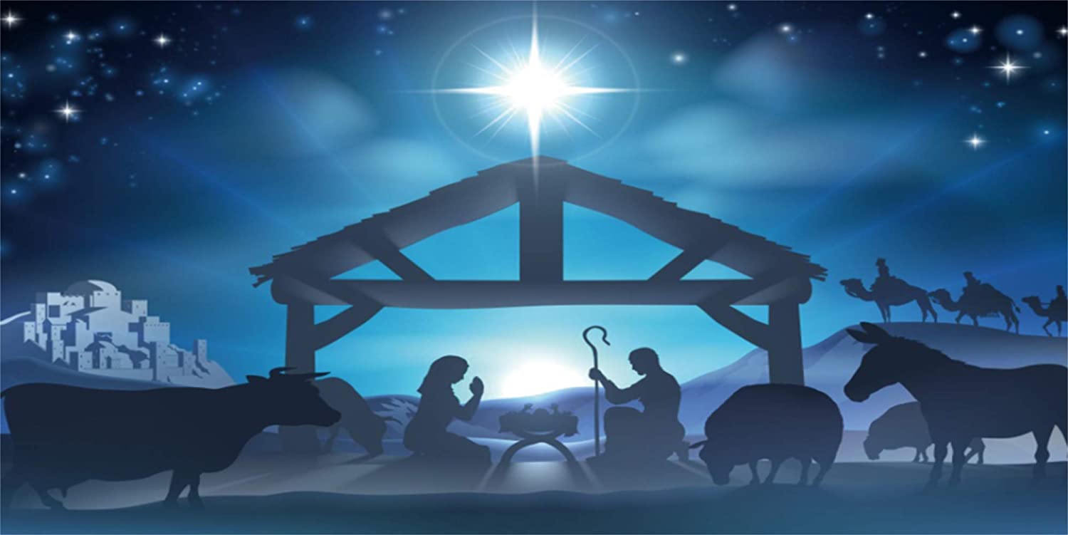 Nativity Silhouette Background