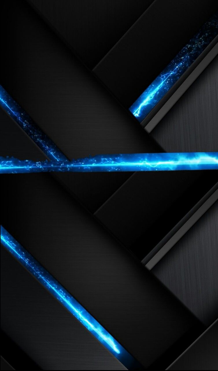 Neon Blue And Black Backgrounds