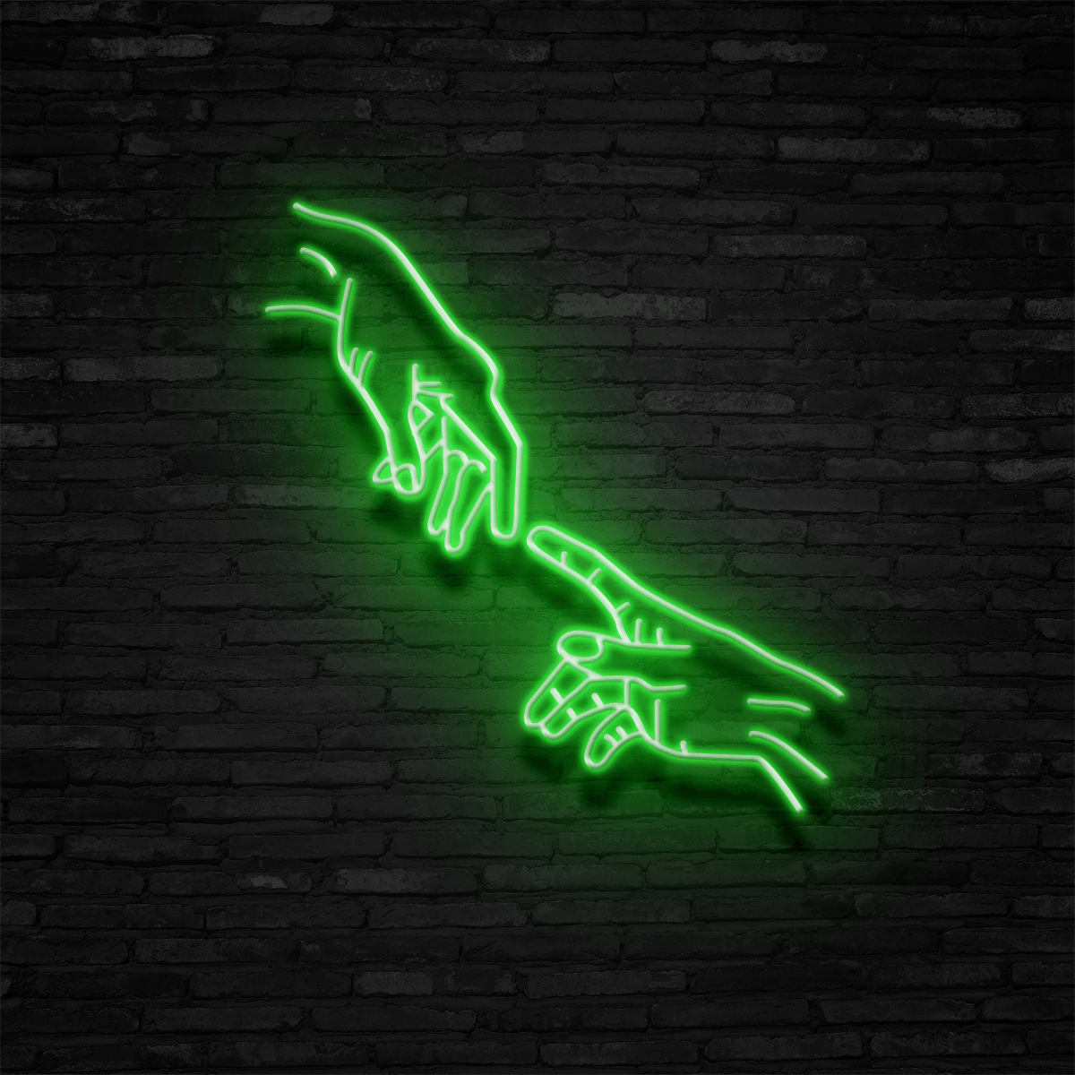 Neon Green Aesthetic Background