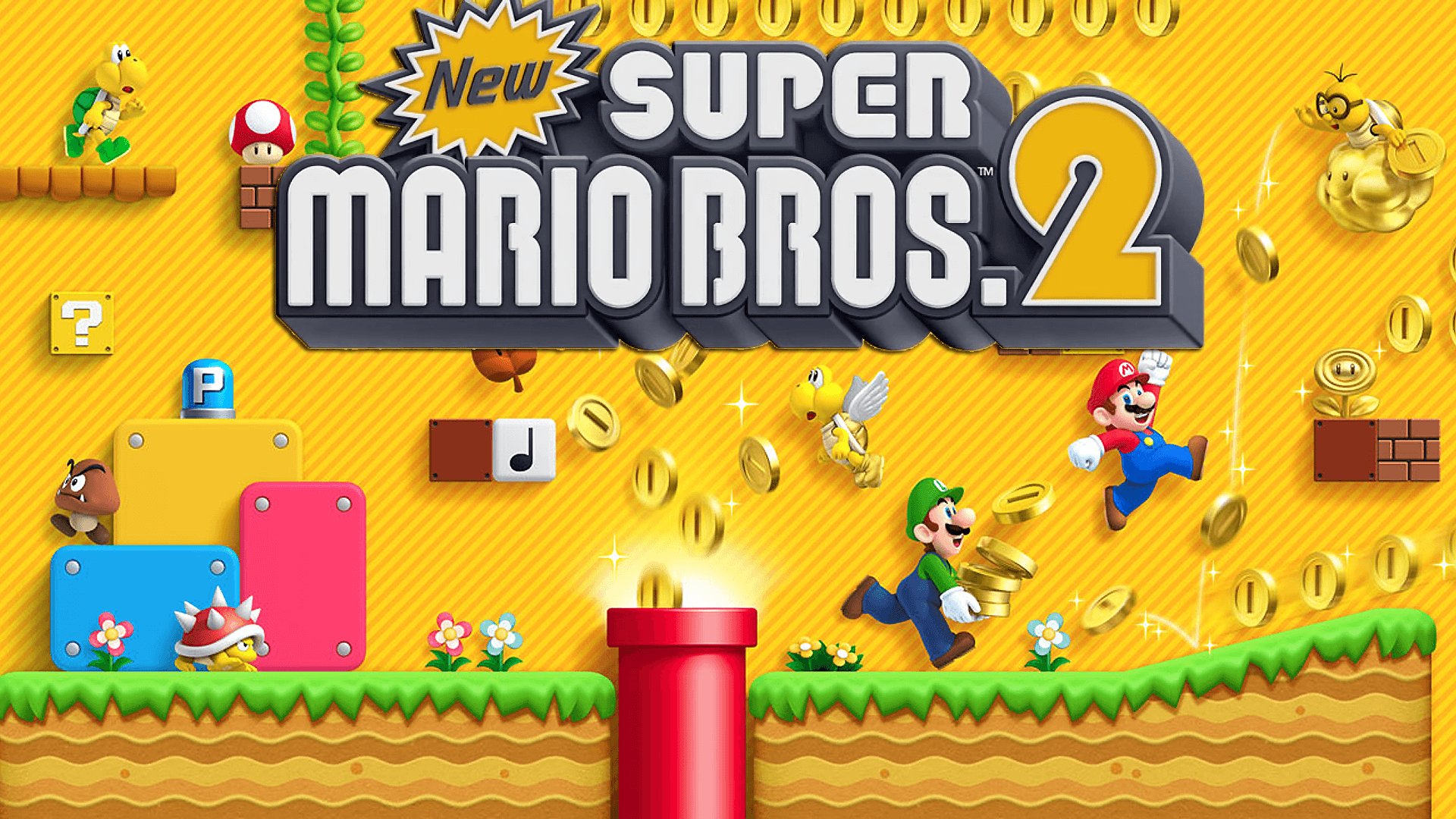 New Super Mario Bros 2 Backgrounds