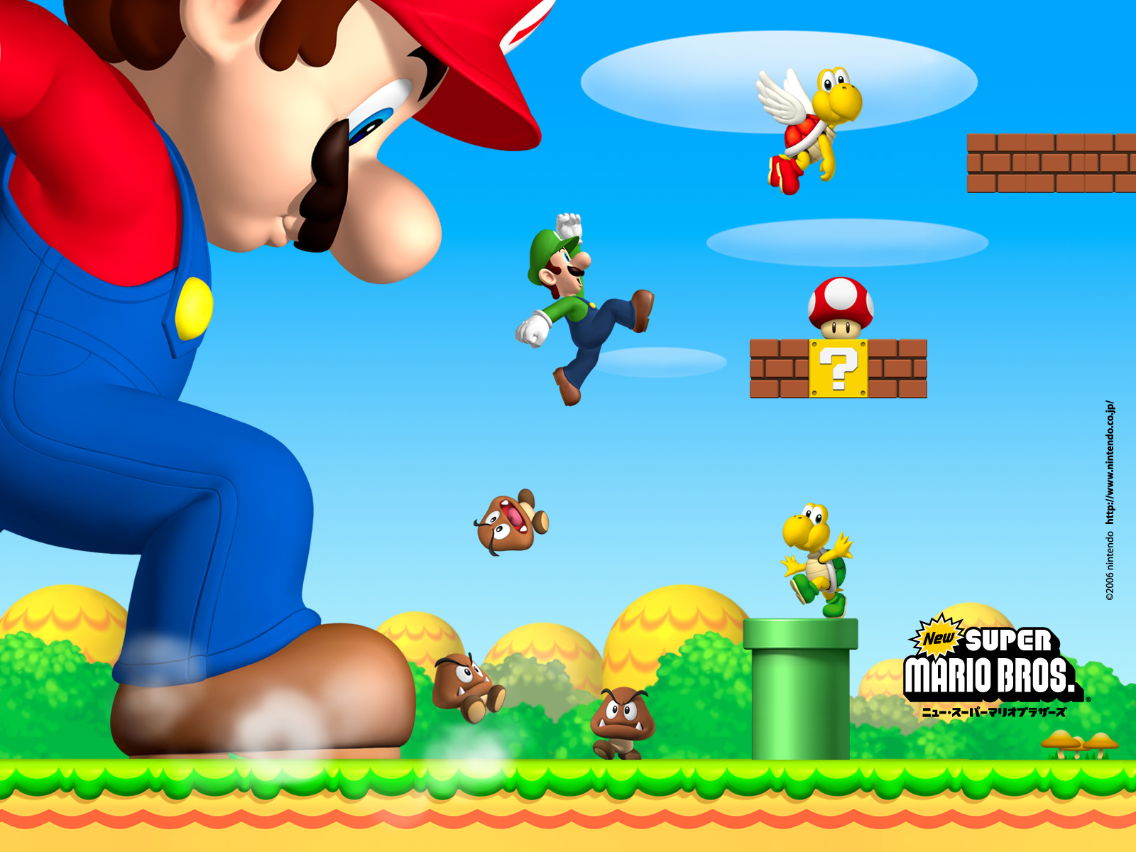 New Super Mario Bros 2 Backgrounds