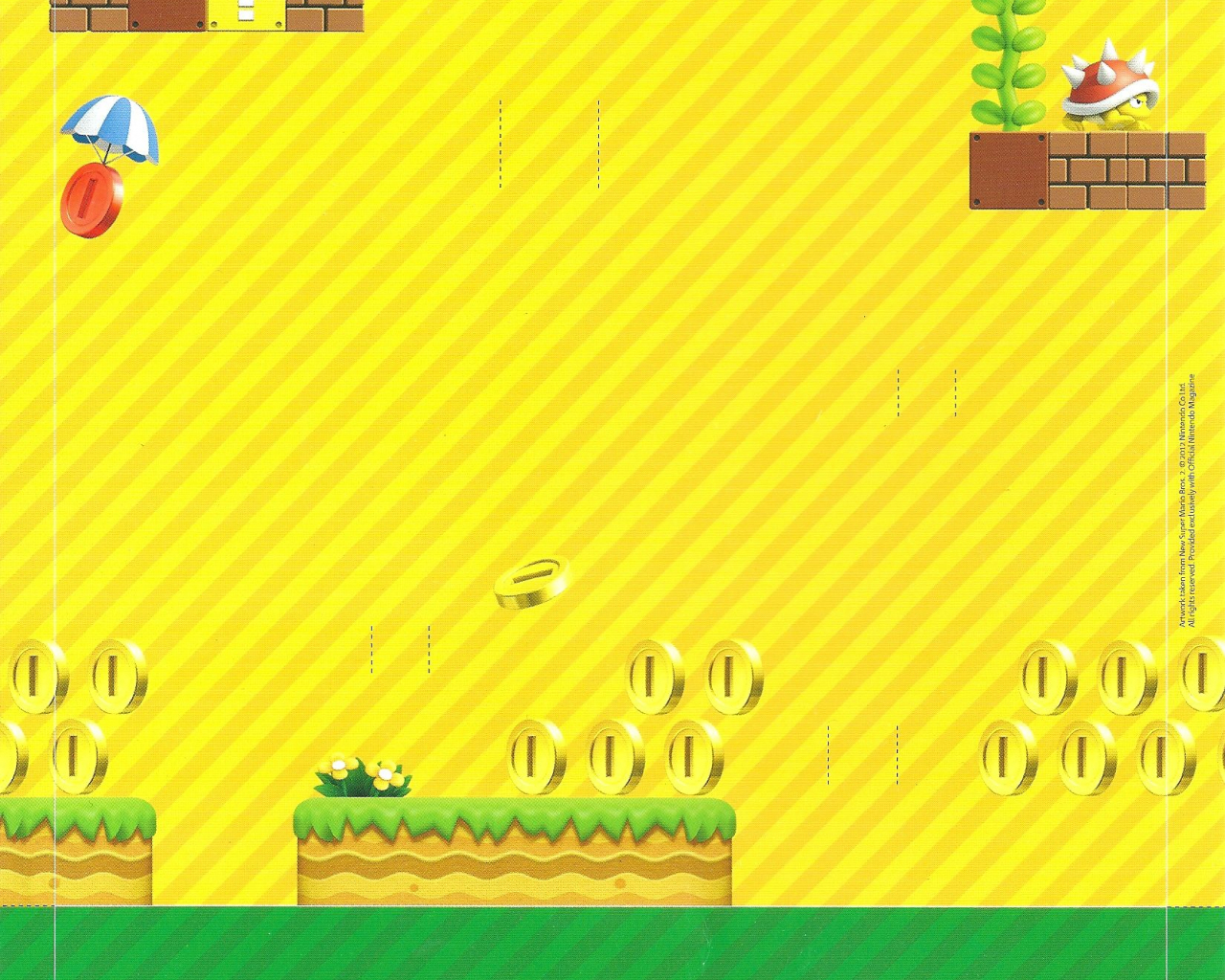 New Super Mario Bros 2 Backgrounds