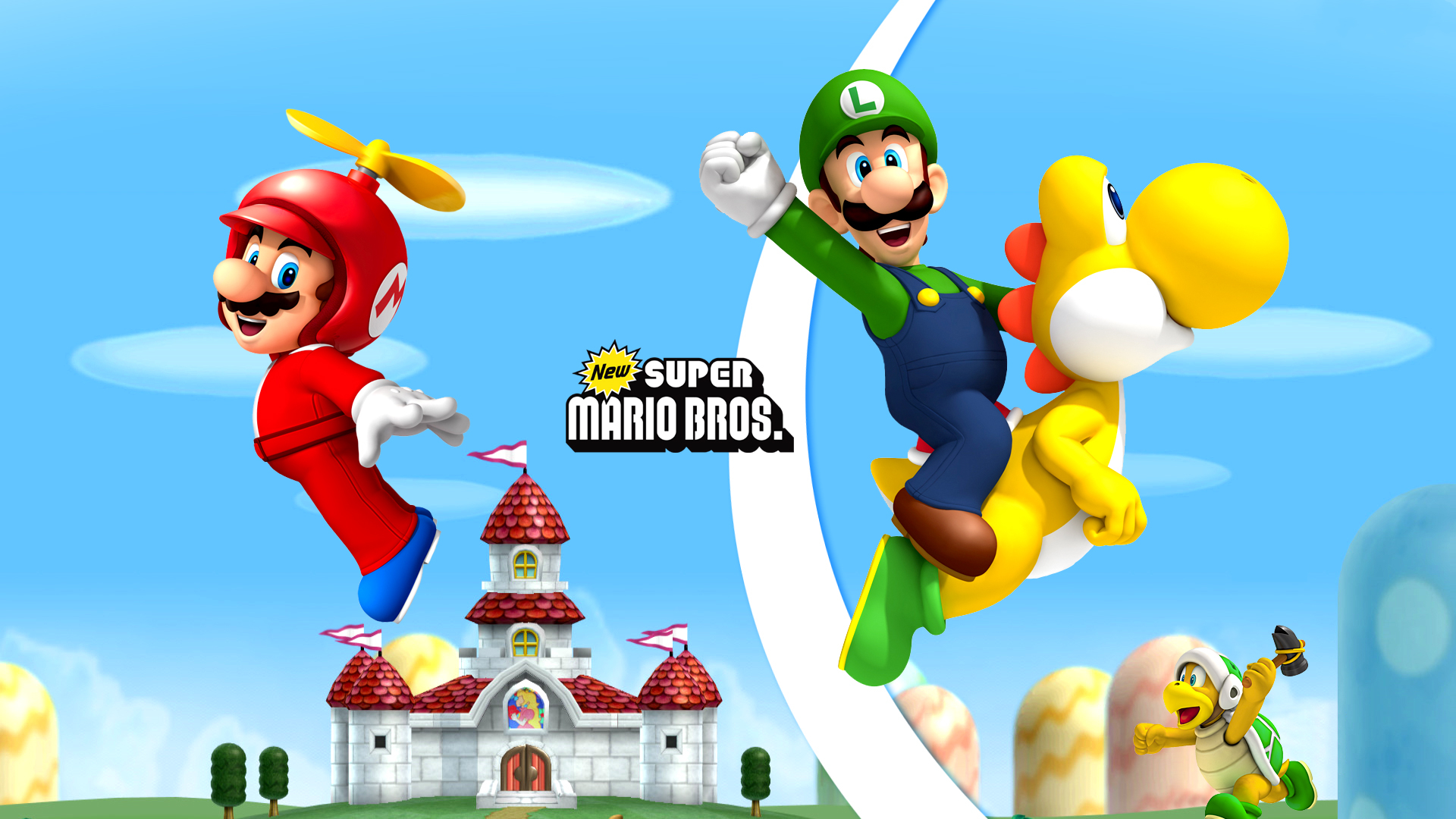 New Super Mario Bros Wii Background