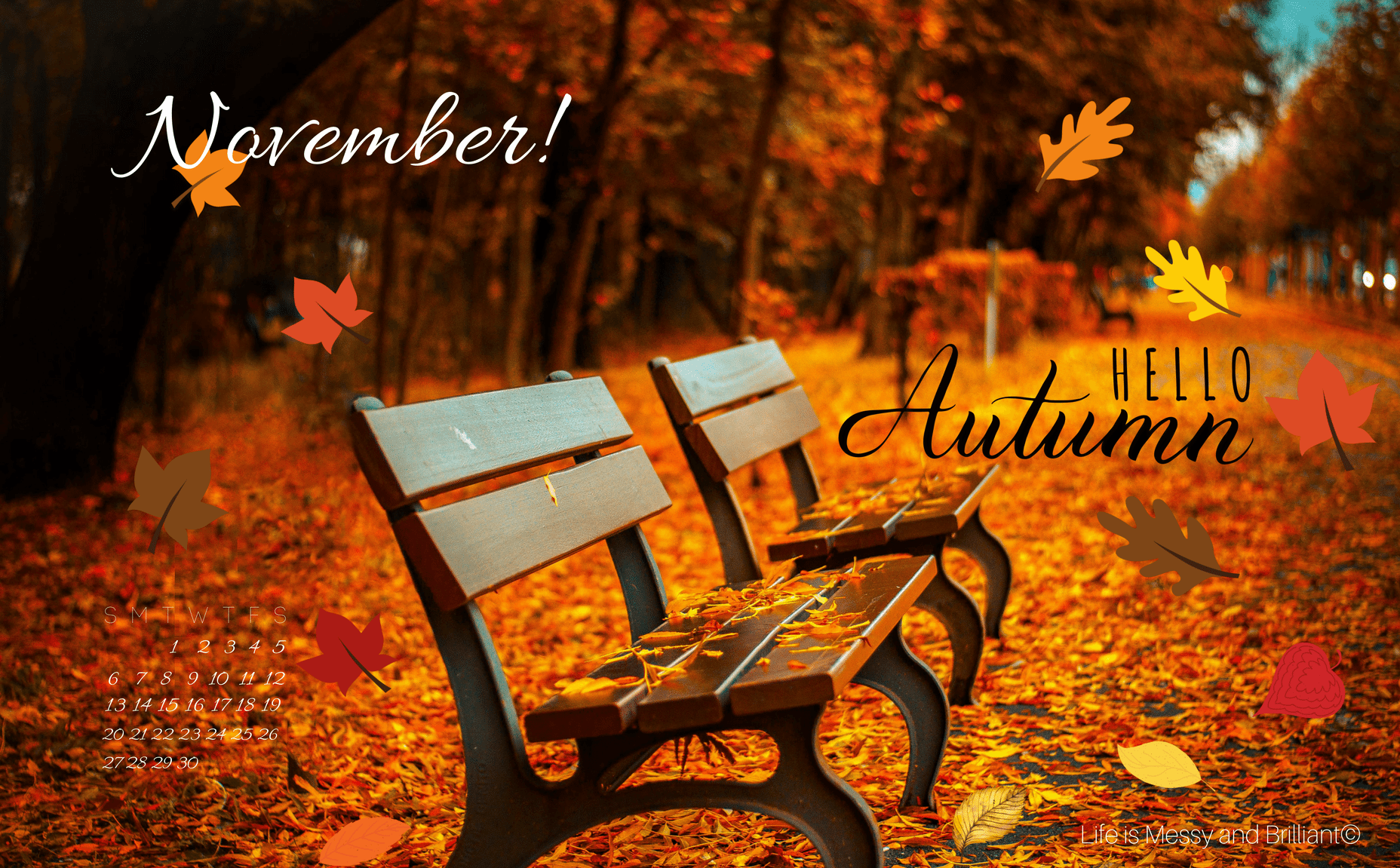 November Background