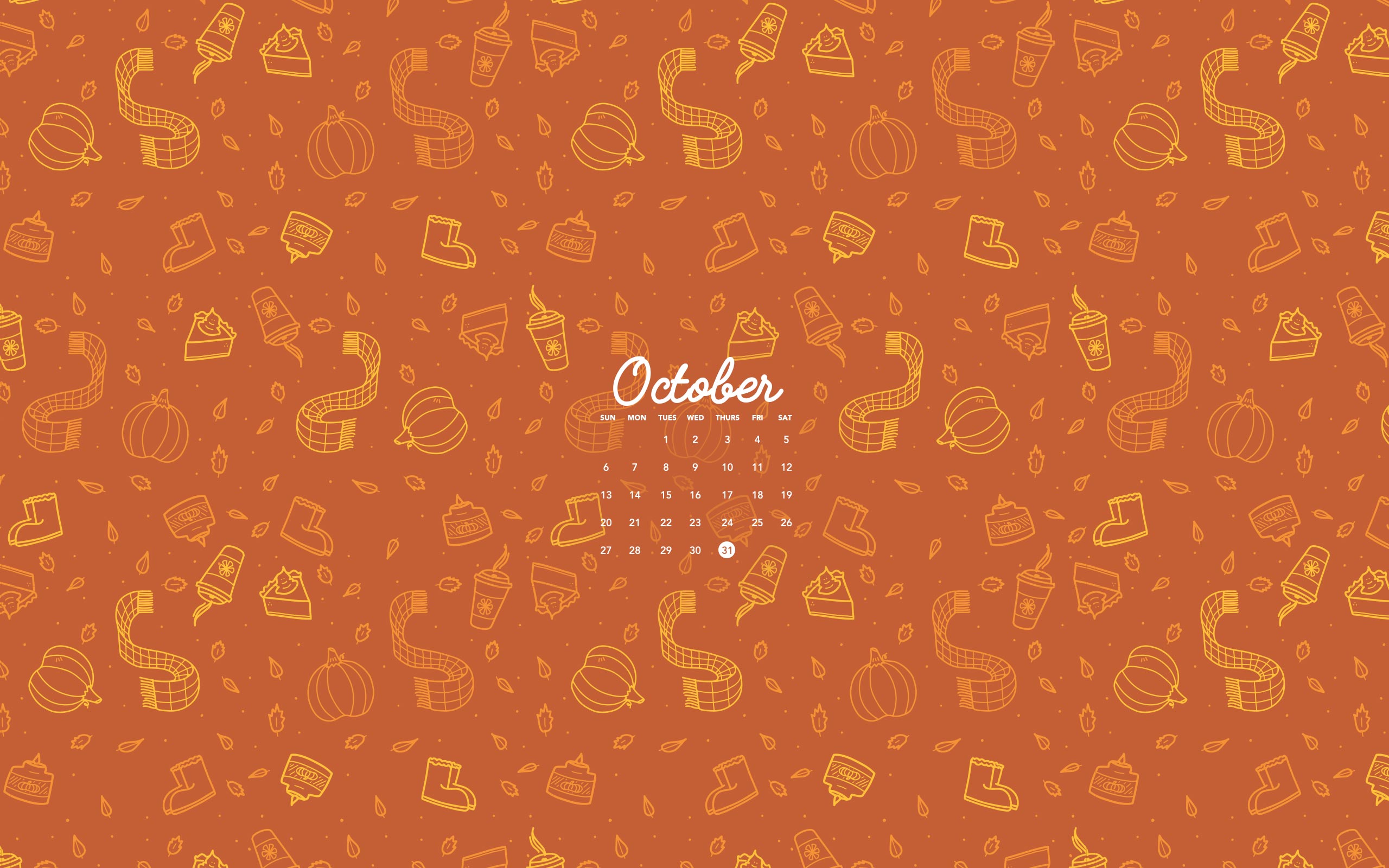 October Background